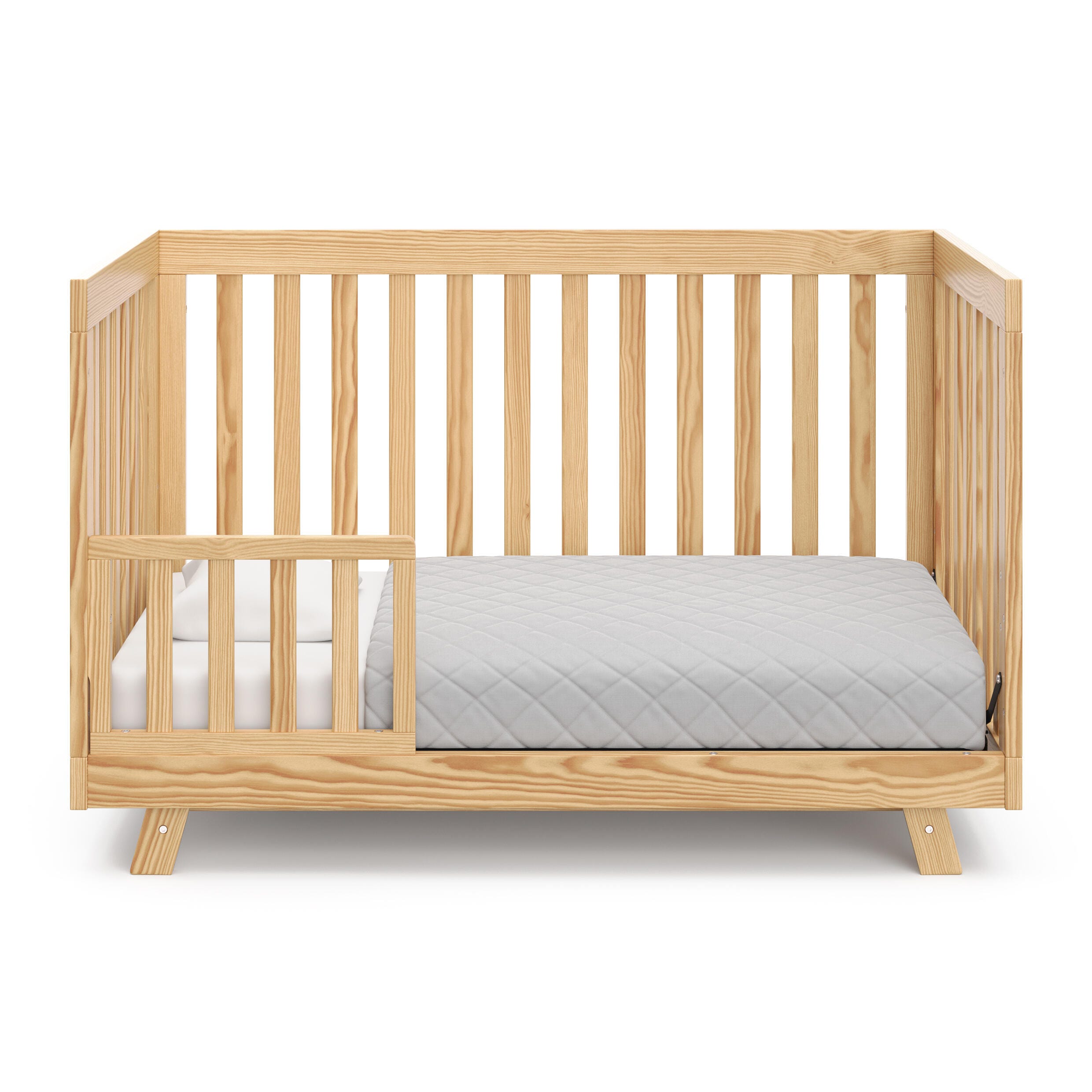 Storkcraft Beckett 3-in-1 Convertible Crib, Natural, large
