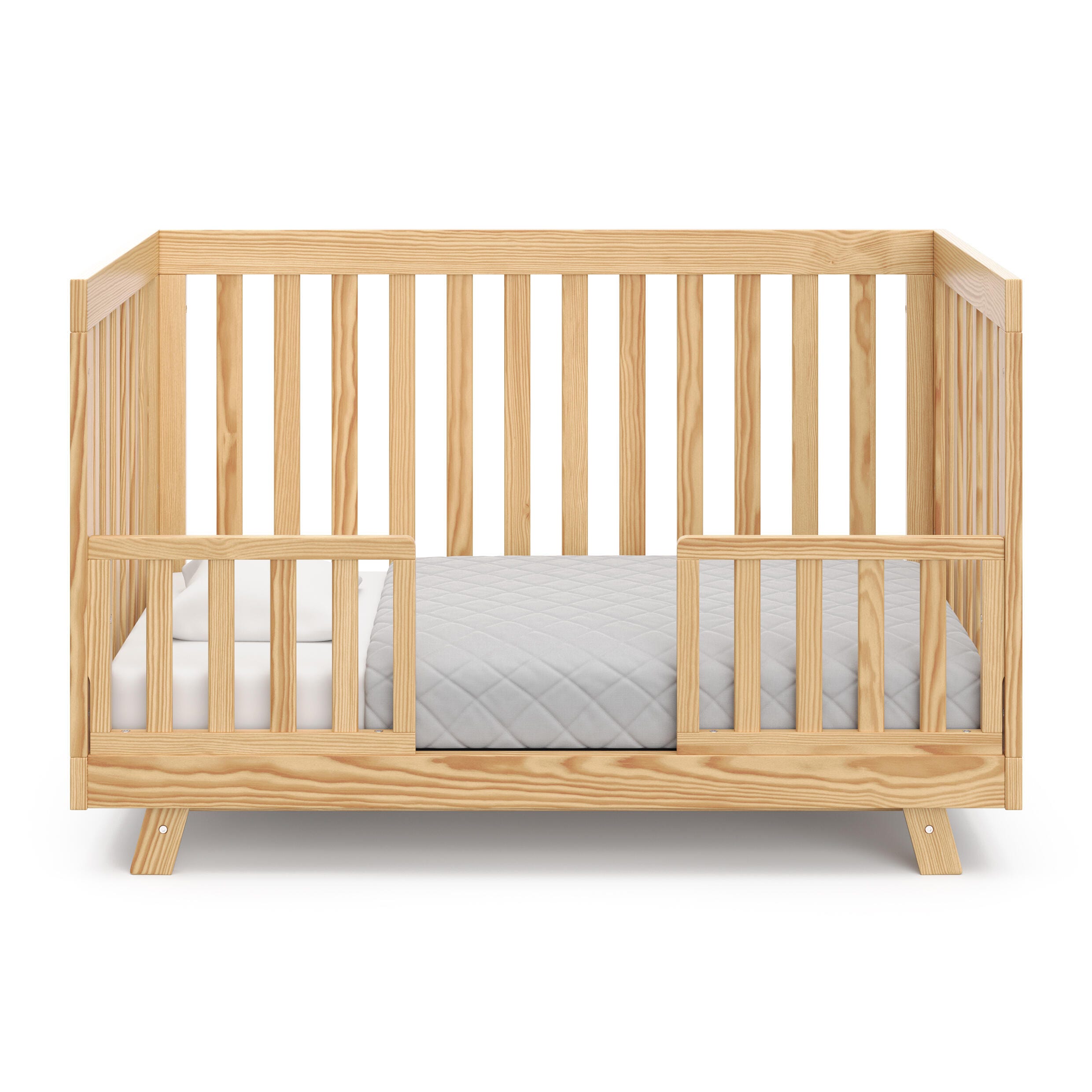 Storkcraft Beckett 3-in-1 Convertible Crib, Natural, large