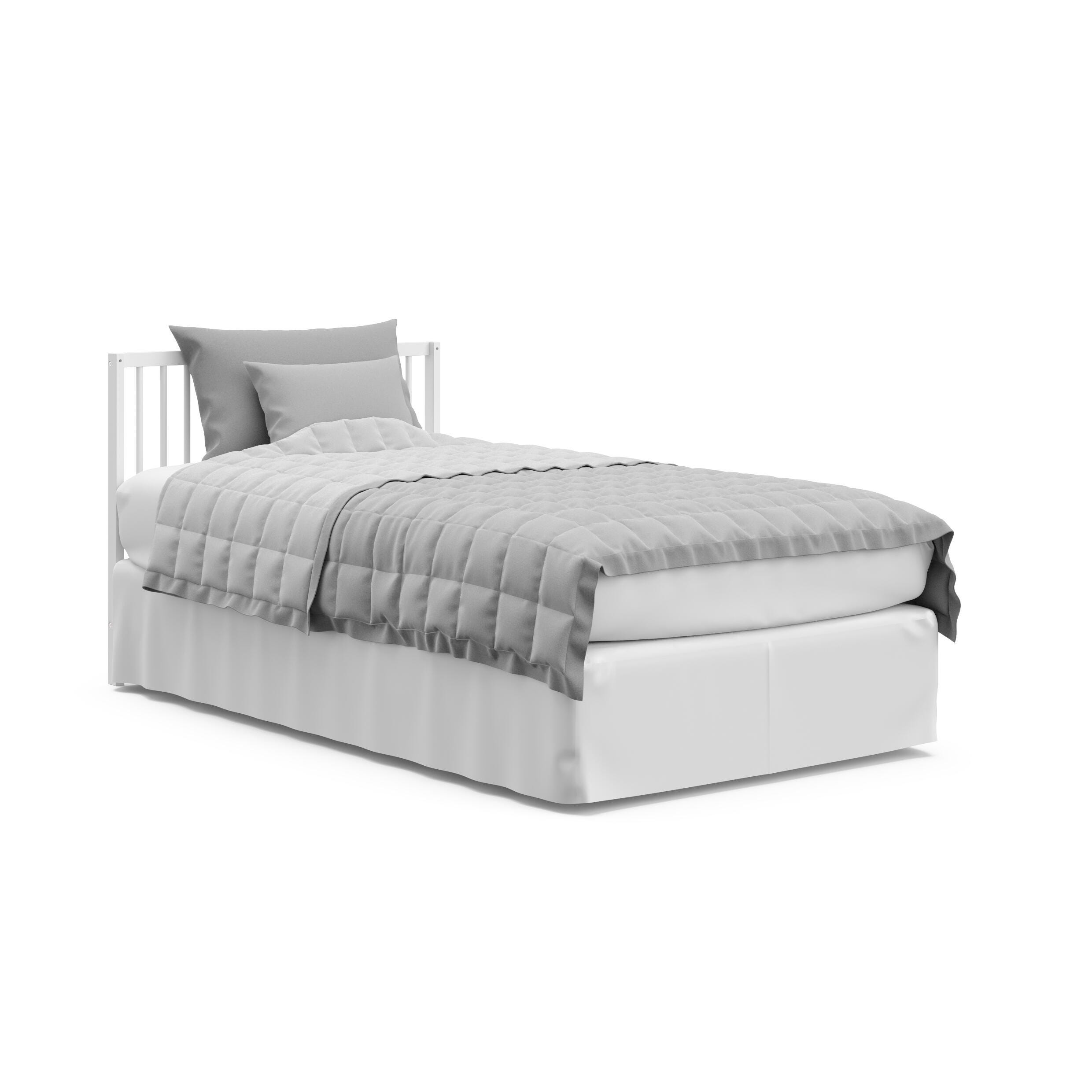Graco Teddi 4-in-1 Convertible Mini Crib, White, large