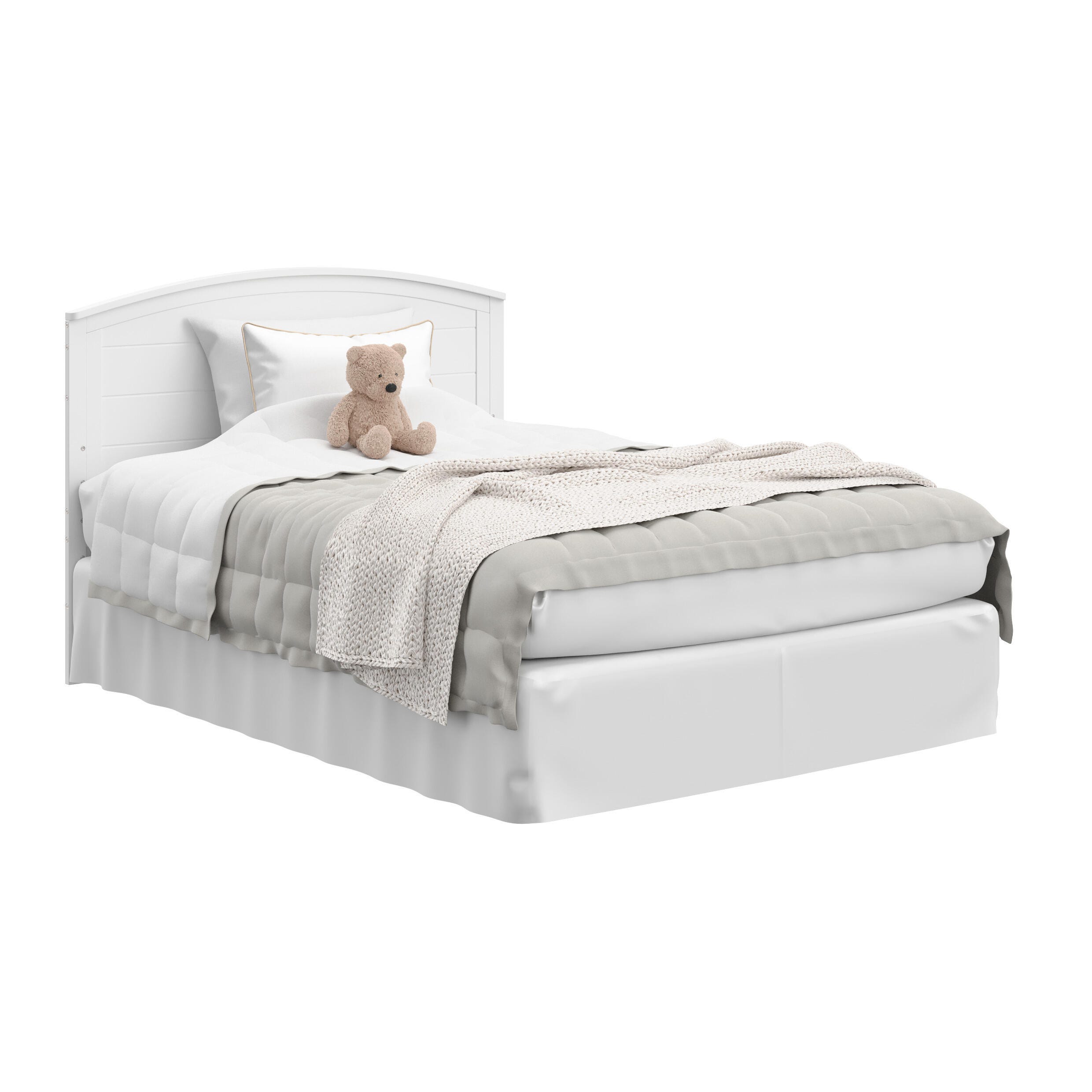 Graco Bellwood 5-in-1 Convertible Crib and Changer, White, large