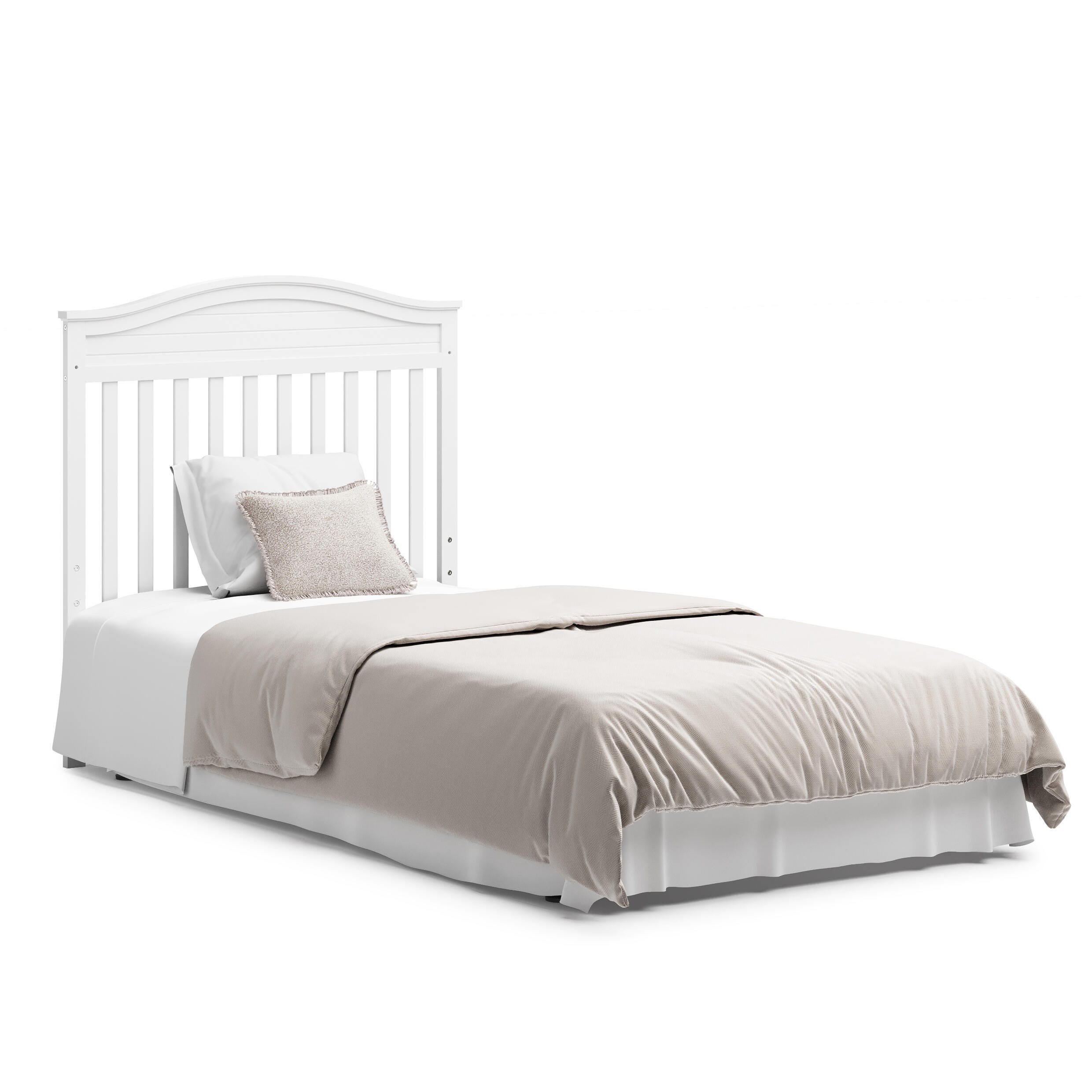 Graco Stella 4-in-1 Convertible Mini Crib, White, large