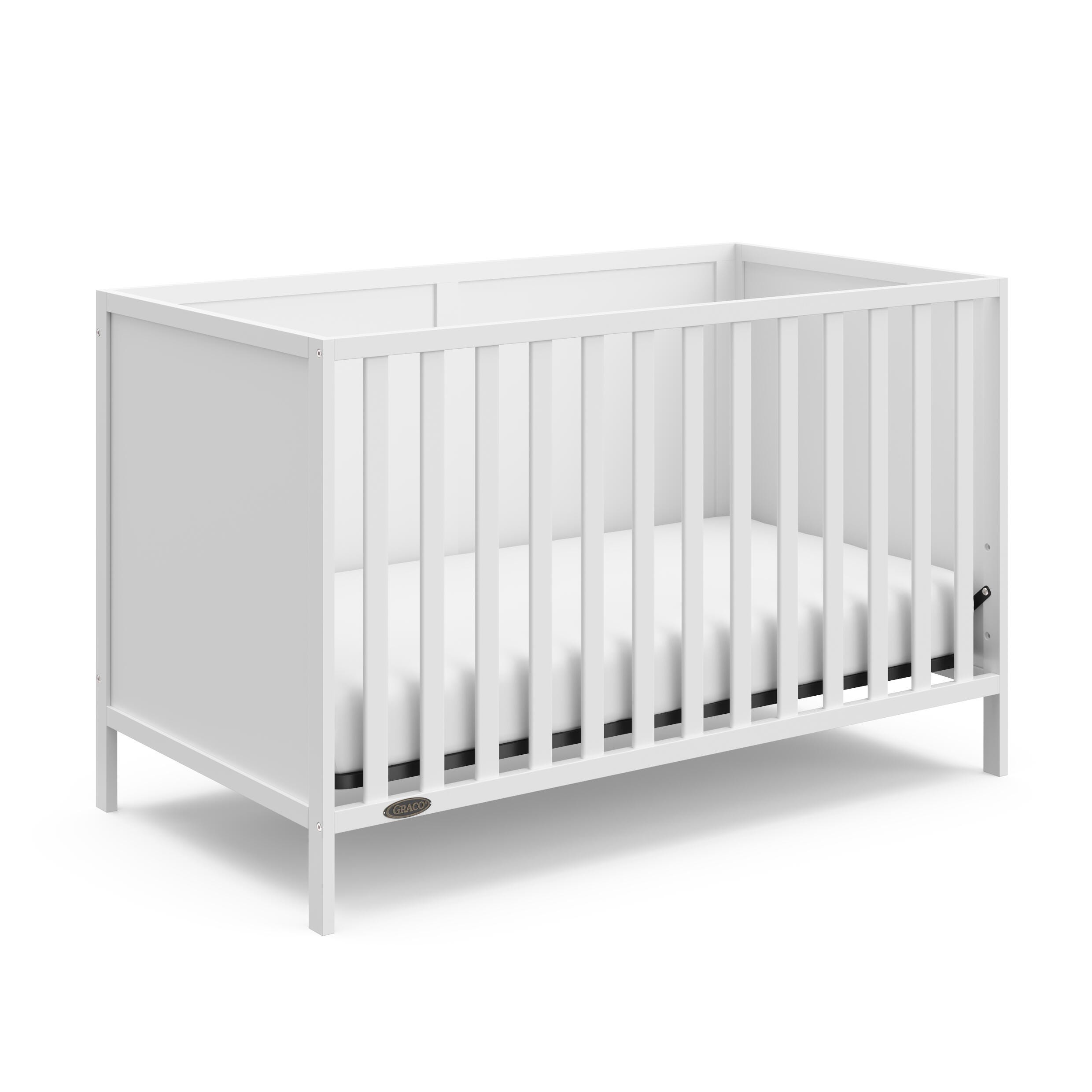 Graco Theo 3-in-1 Convertible Crib, White, large