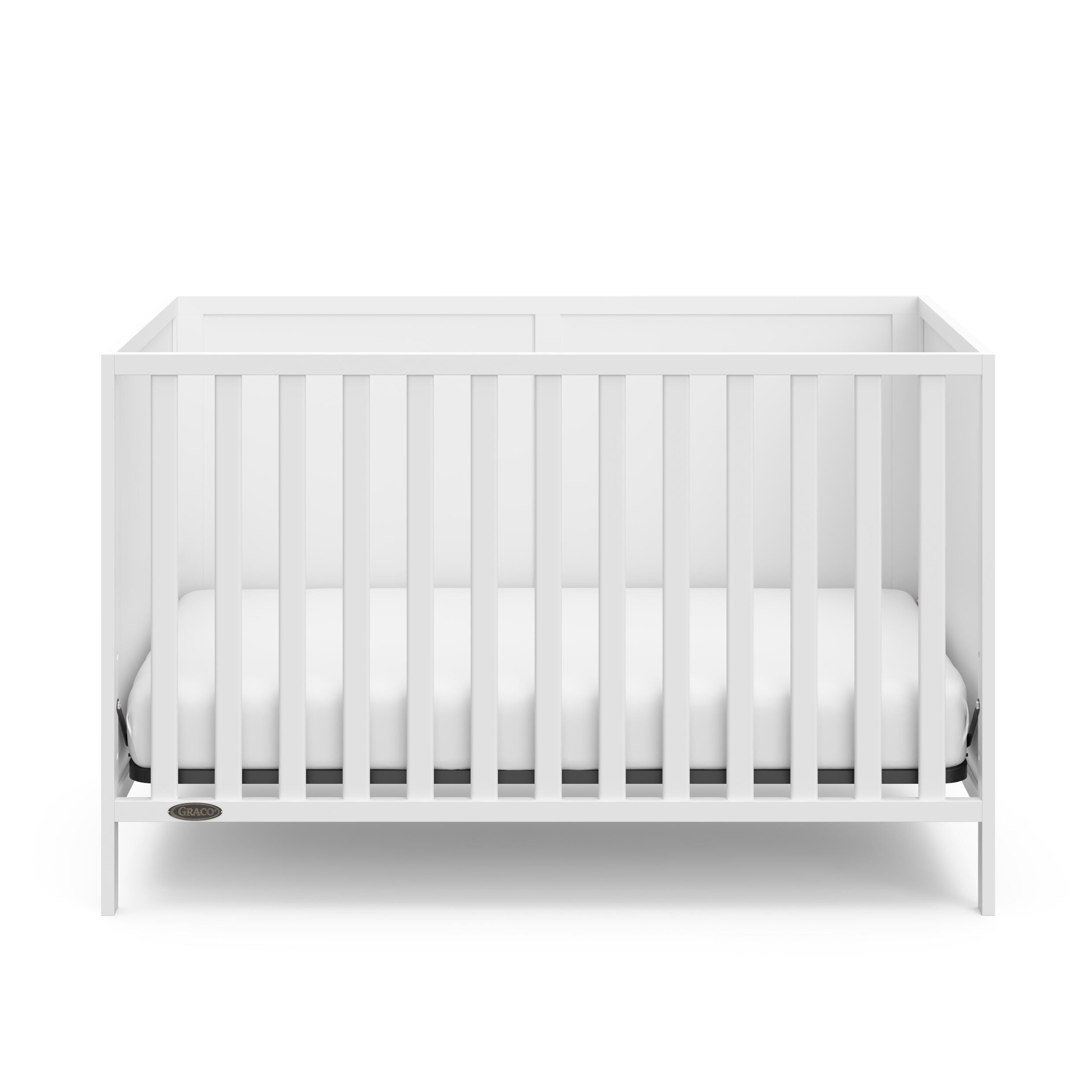 Graco Theo 3-in-1 Convertible Crib, White, large