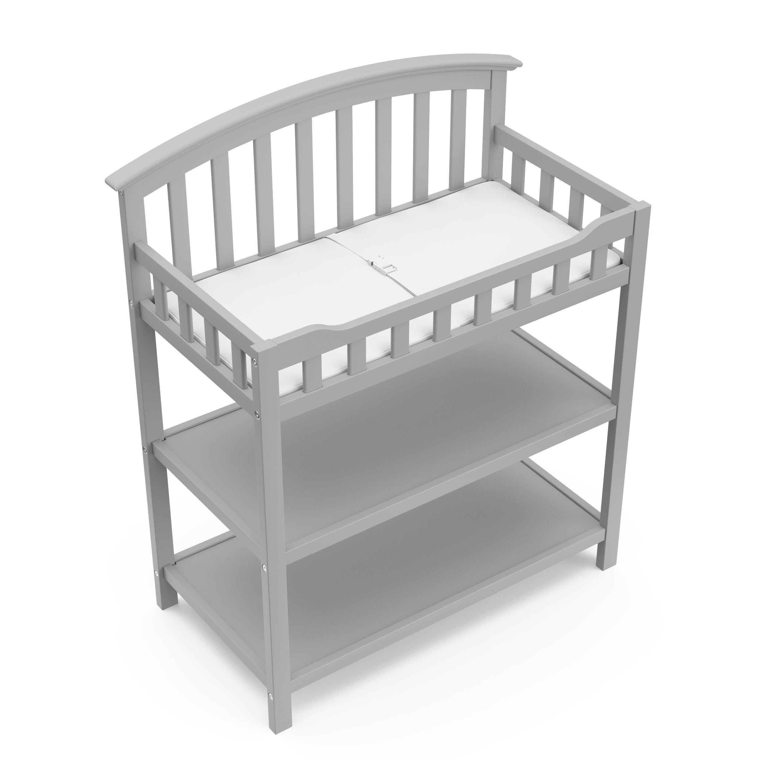 Graco Changing Table, Pebble Gray, large