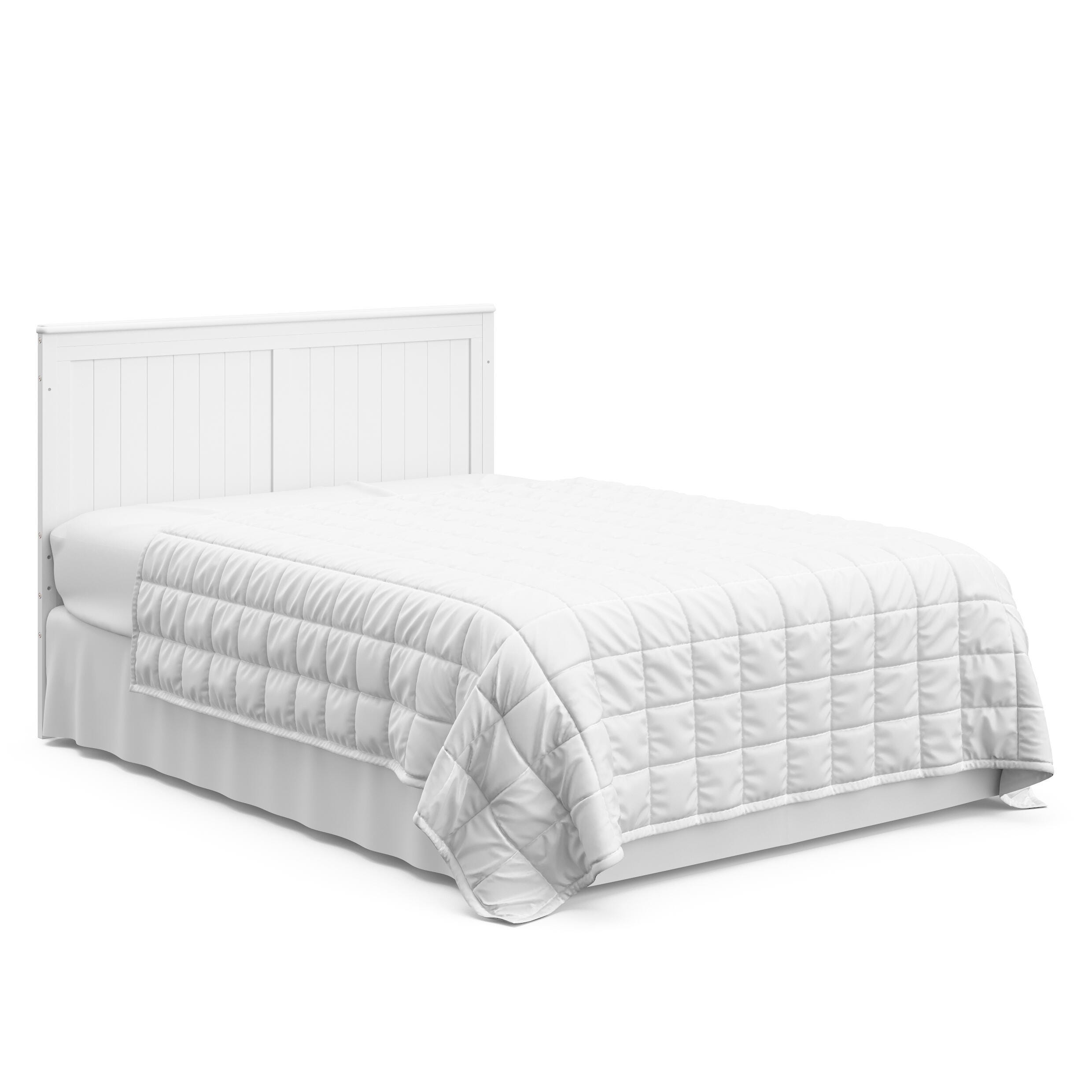 Graco Hadley 5-in-1 Convertible Crib with Drawer, White, large