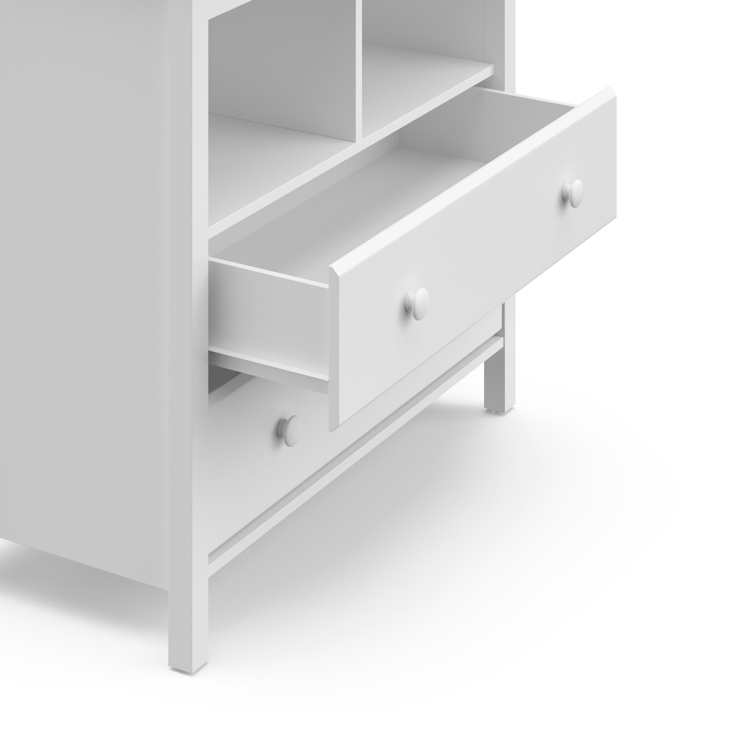 Storkcraft Alpine 2-Drawer Changing Chest, White, large
