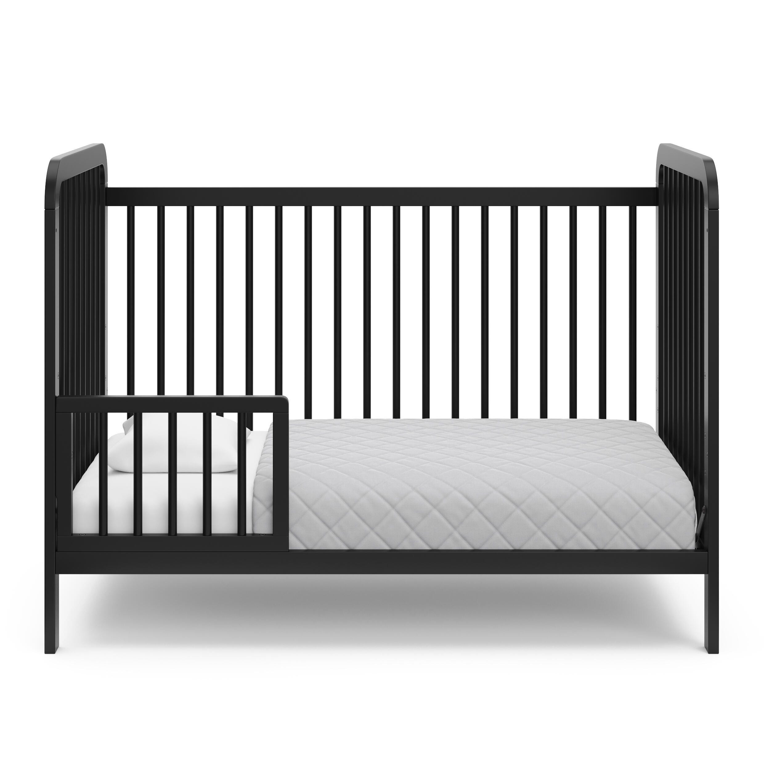 Storkcraft Pasadena 3-in-1 Convertible Crib, Black, large