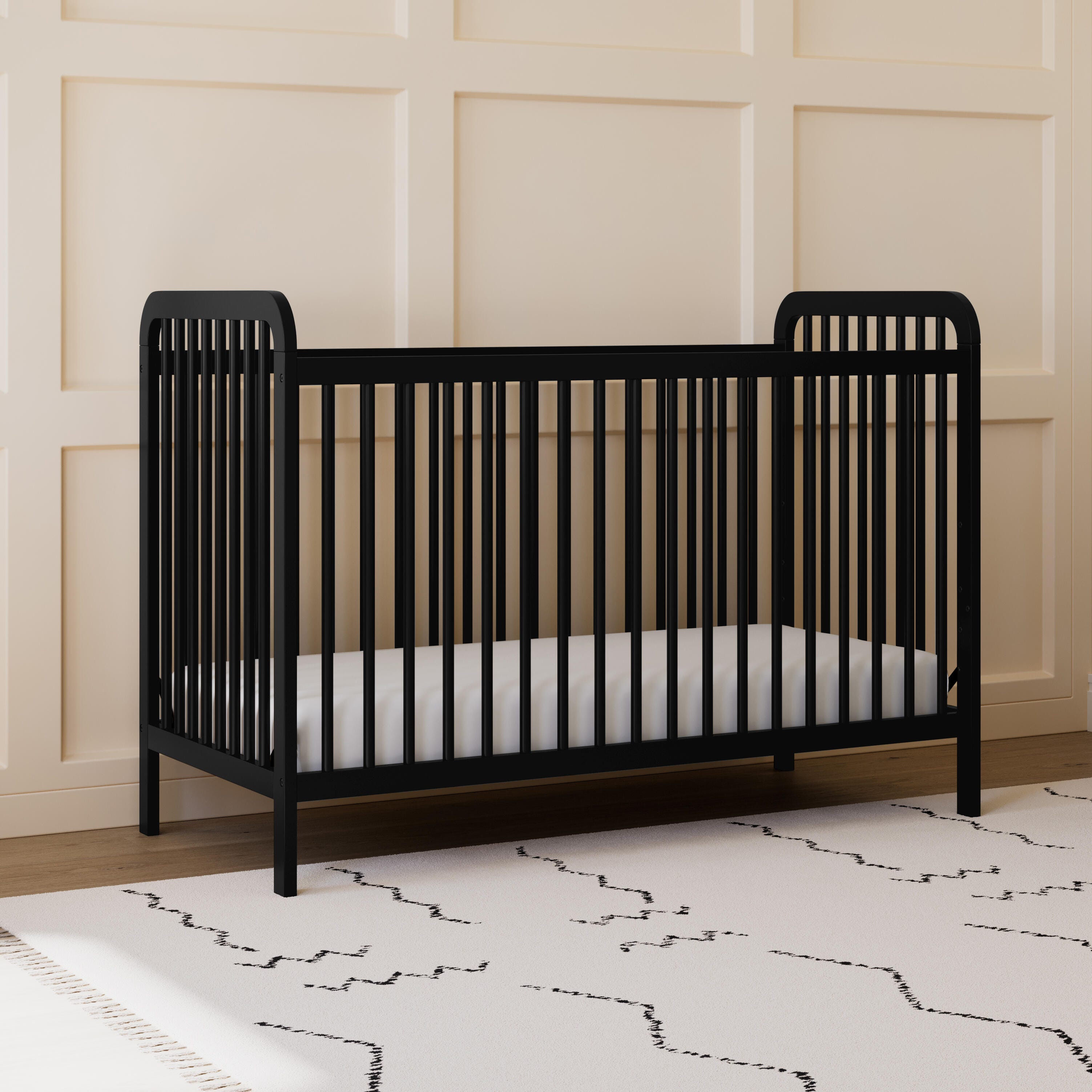 Storkcraft Pasadena 3-in-1 Convertible Crib, Black, large