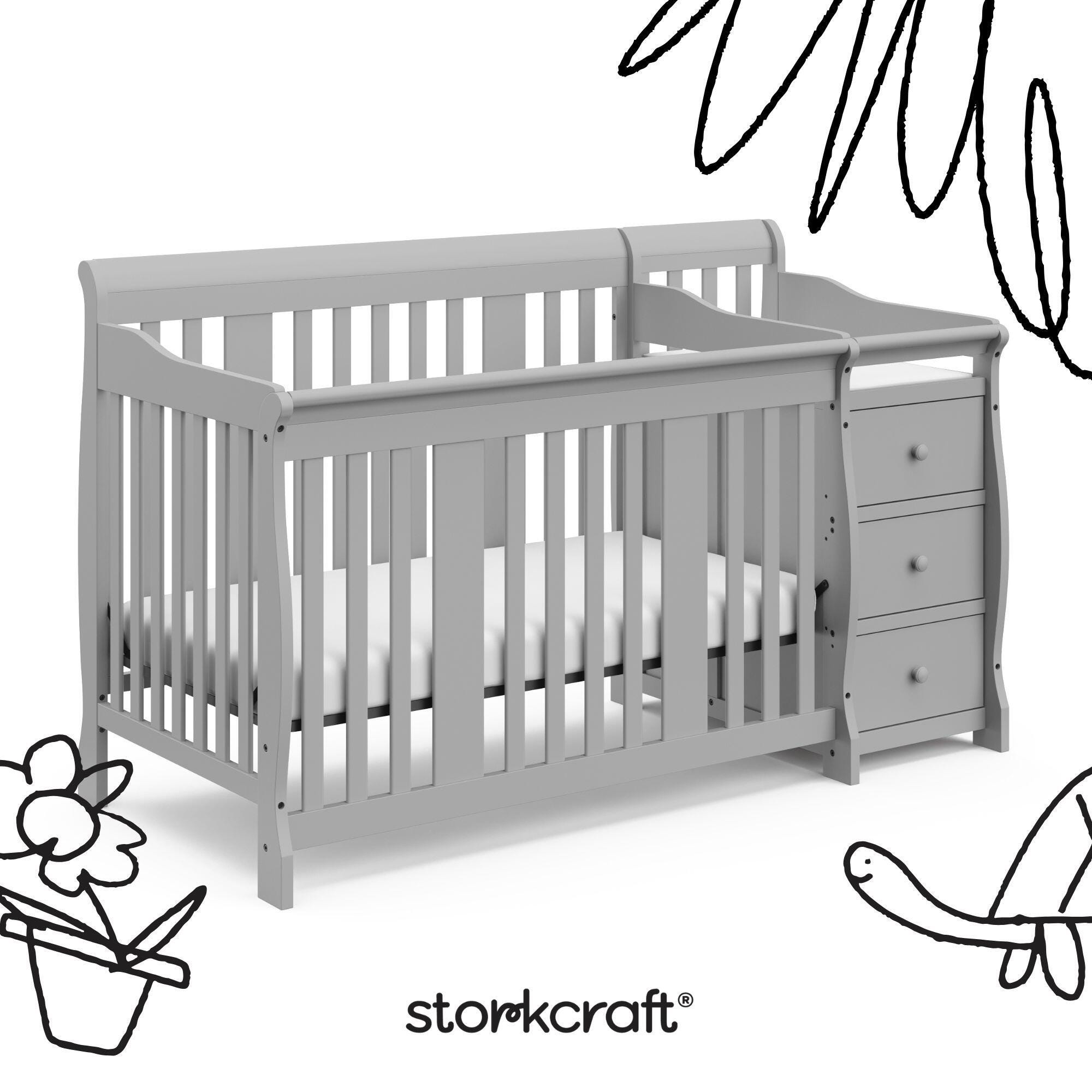 Storkcraft Portofino 5-in-1 Convertible Crib and Changer | Ashley