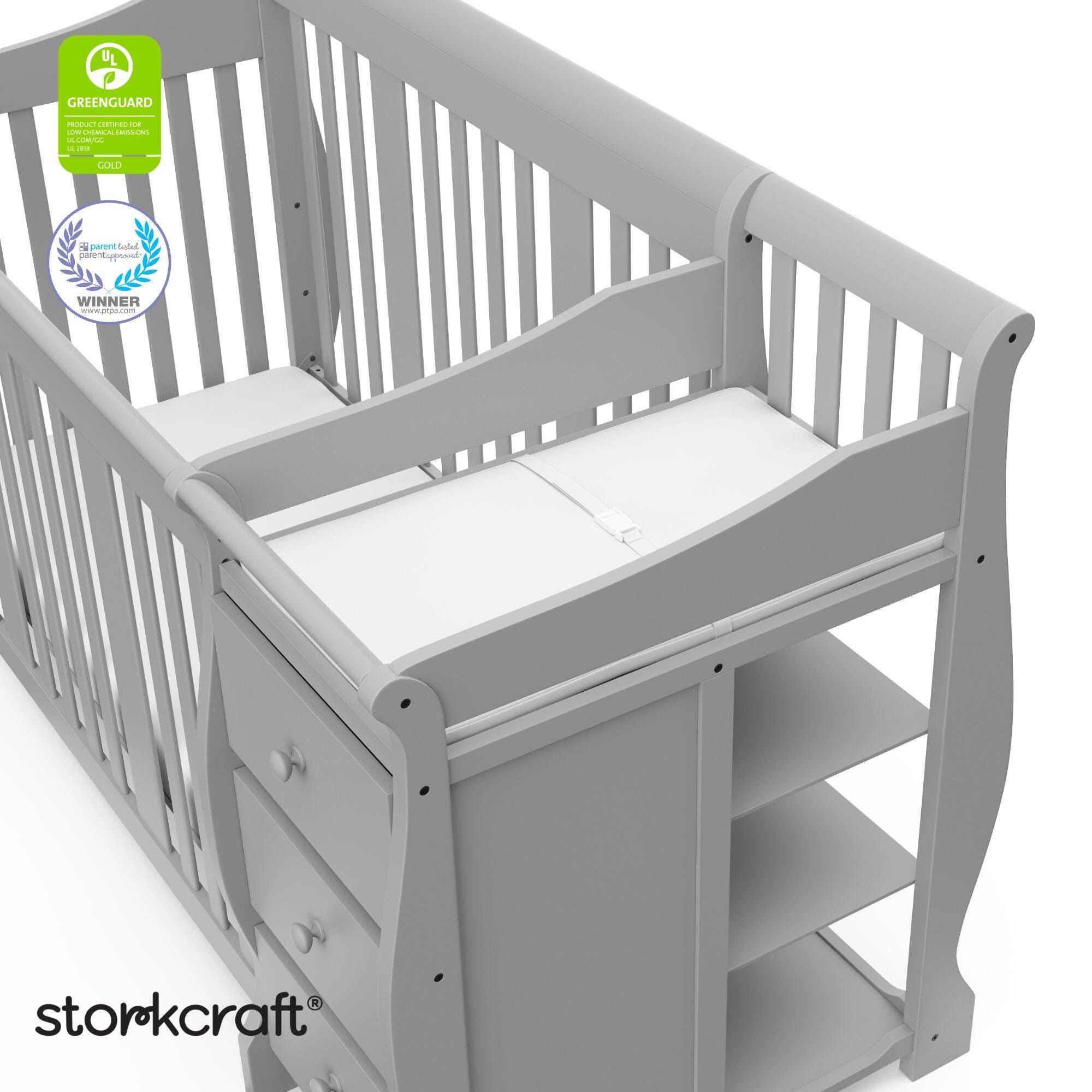 Storkcraft Portofino 5-in-1 Convertible Crib and Changer | Ashley