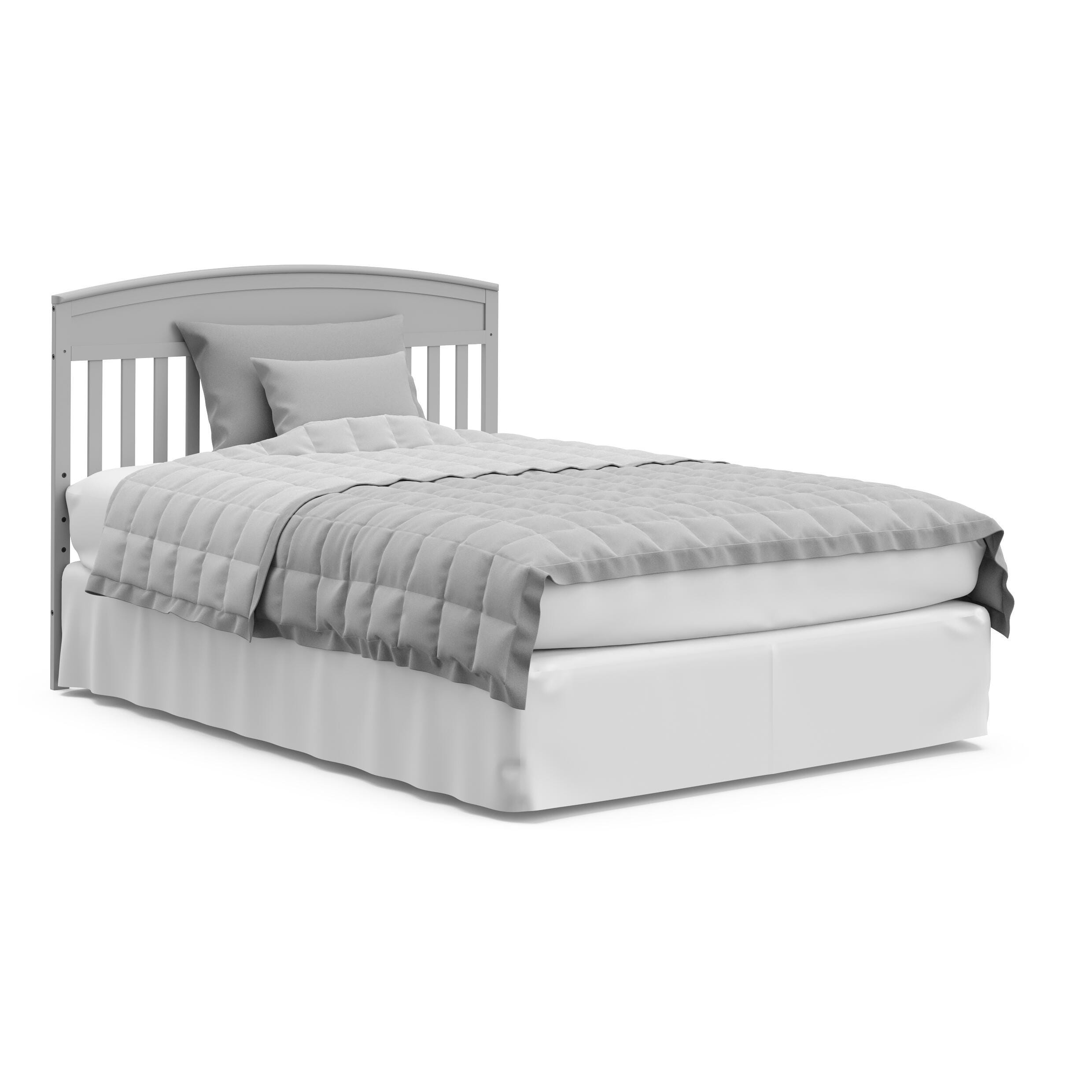 Graco Benton 5-in-1 Convertible Crib with Drawer, Pebble Gray, large