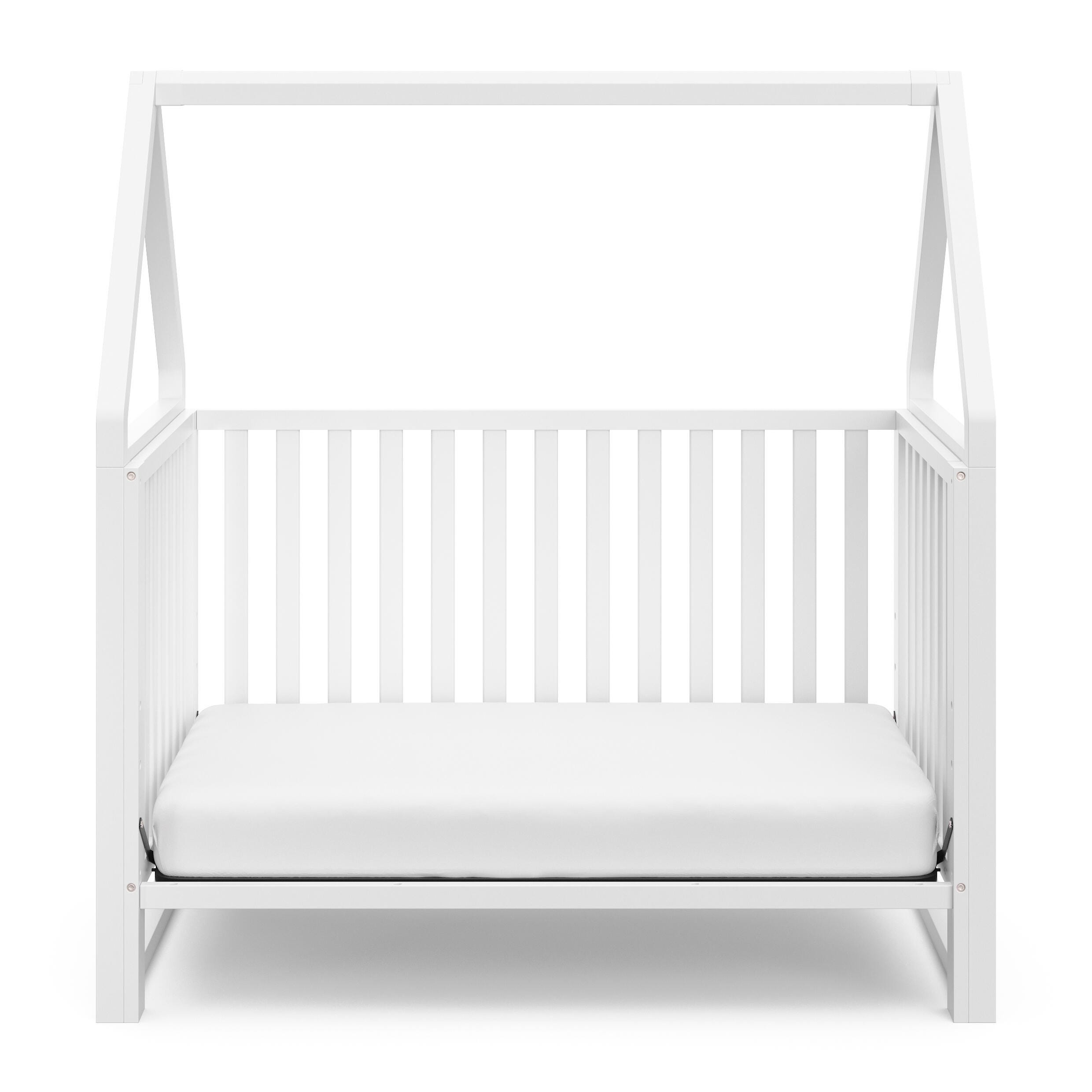 Storkcraft Orchard 5-in-1 Convertible Crib, White, large
