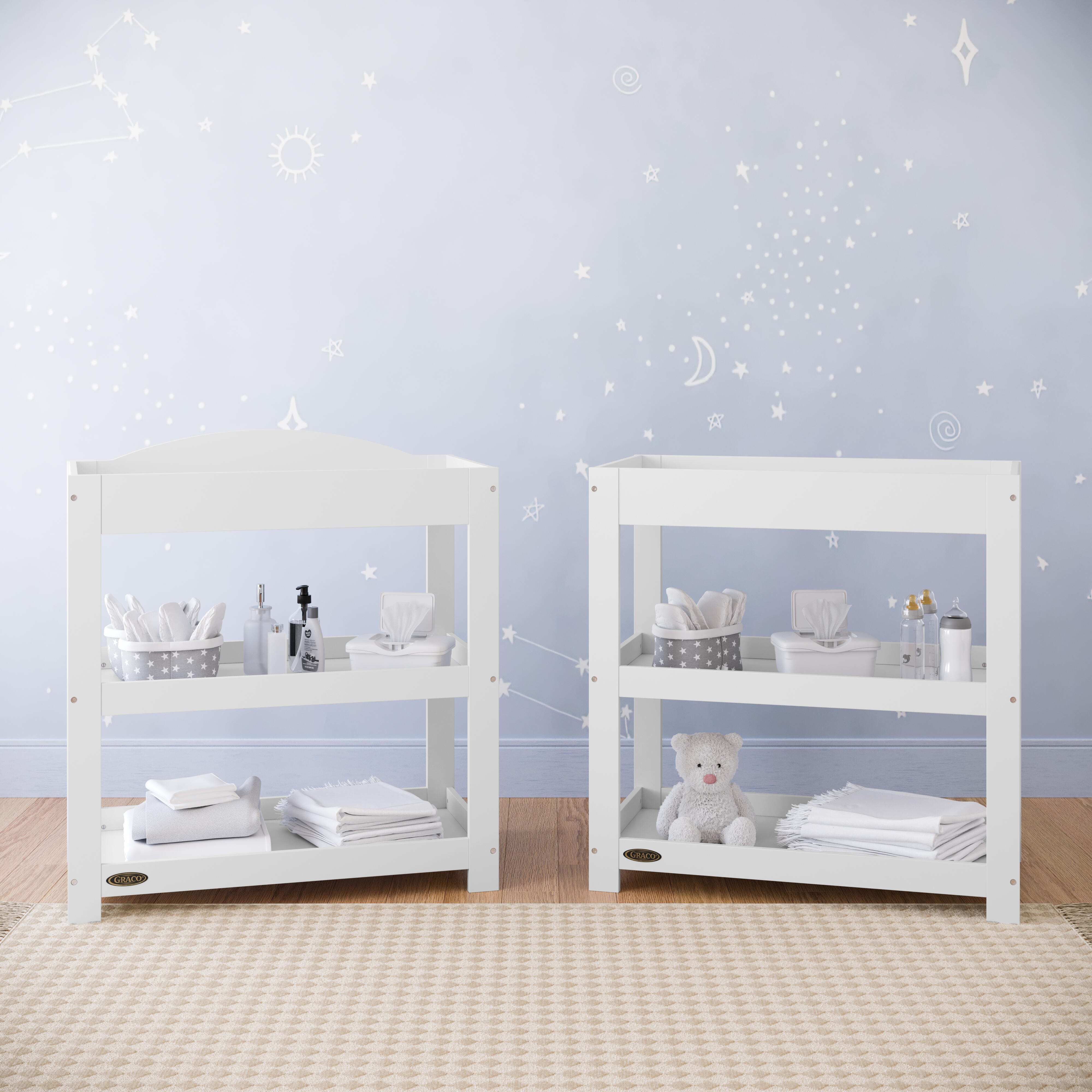 Graco Customizable Changing Table, White, large