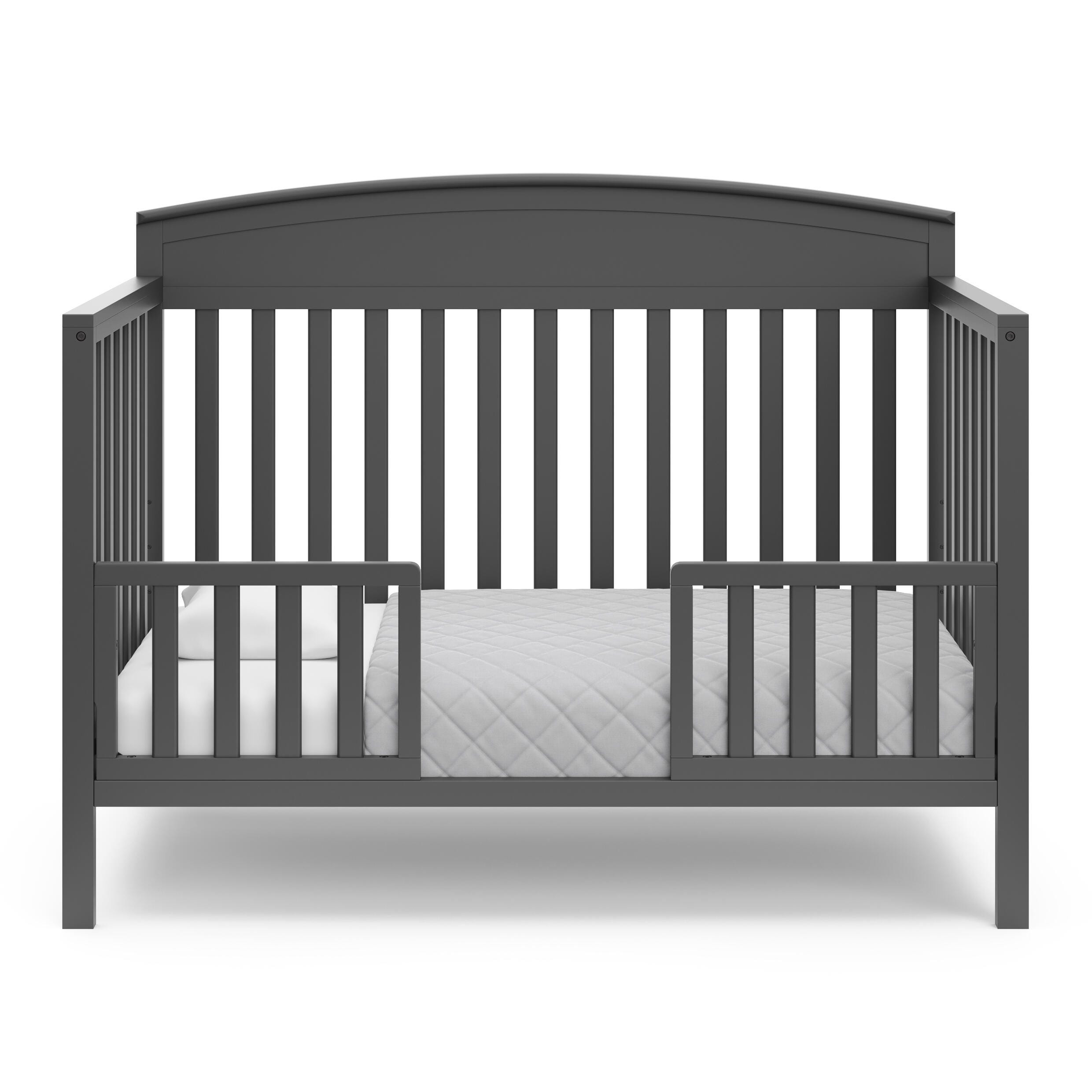 Graco Benton 5-in-1 Convertible Crib, Gray, large