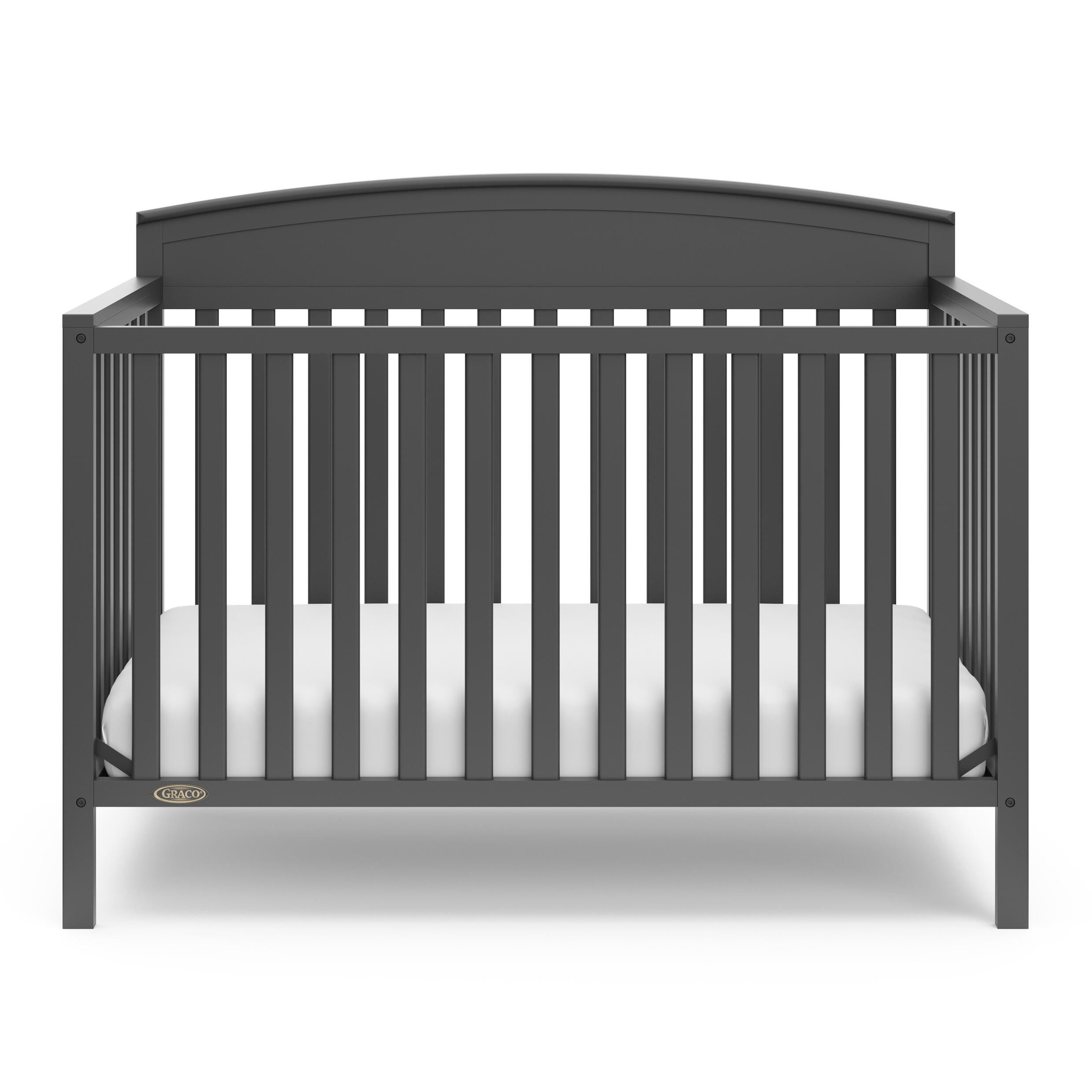 Graco Benton 5-in-1 Convertible Crib, Gray, large