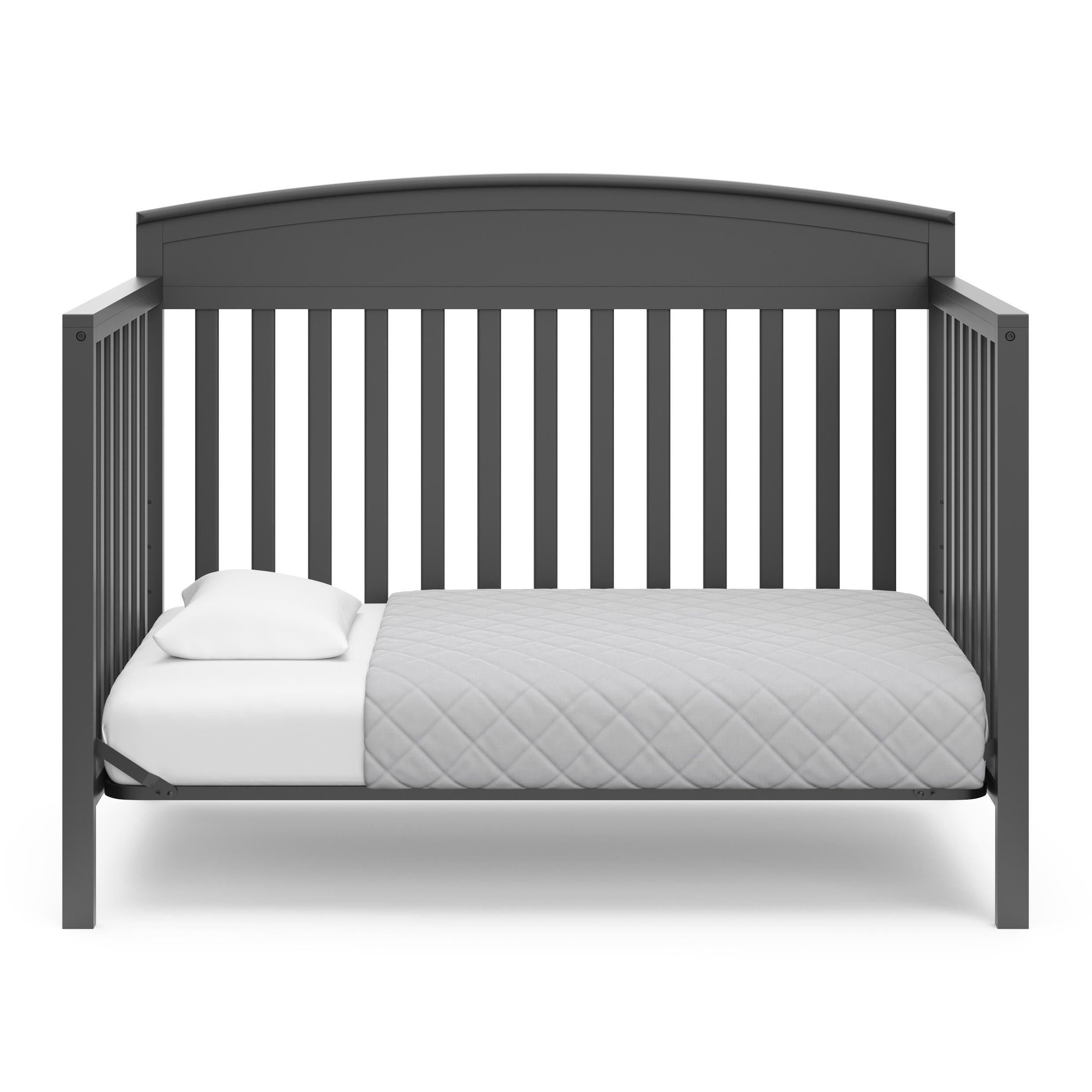 Graco Benton 5-in-1 Convertible Crib, Gray, large