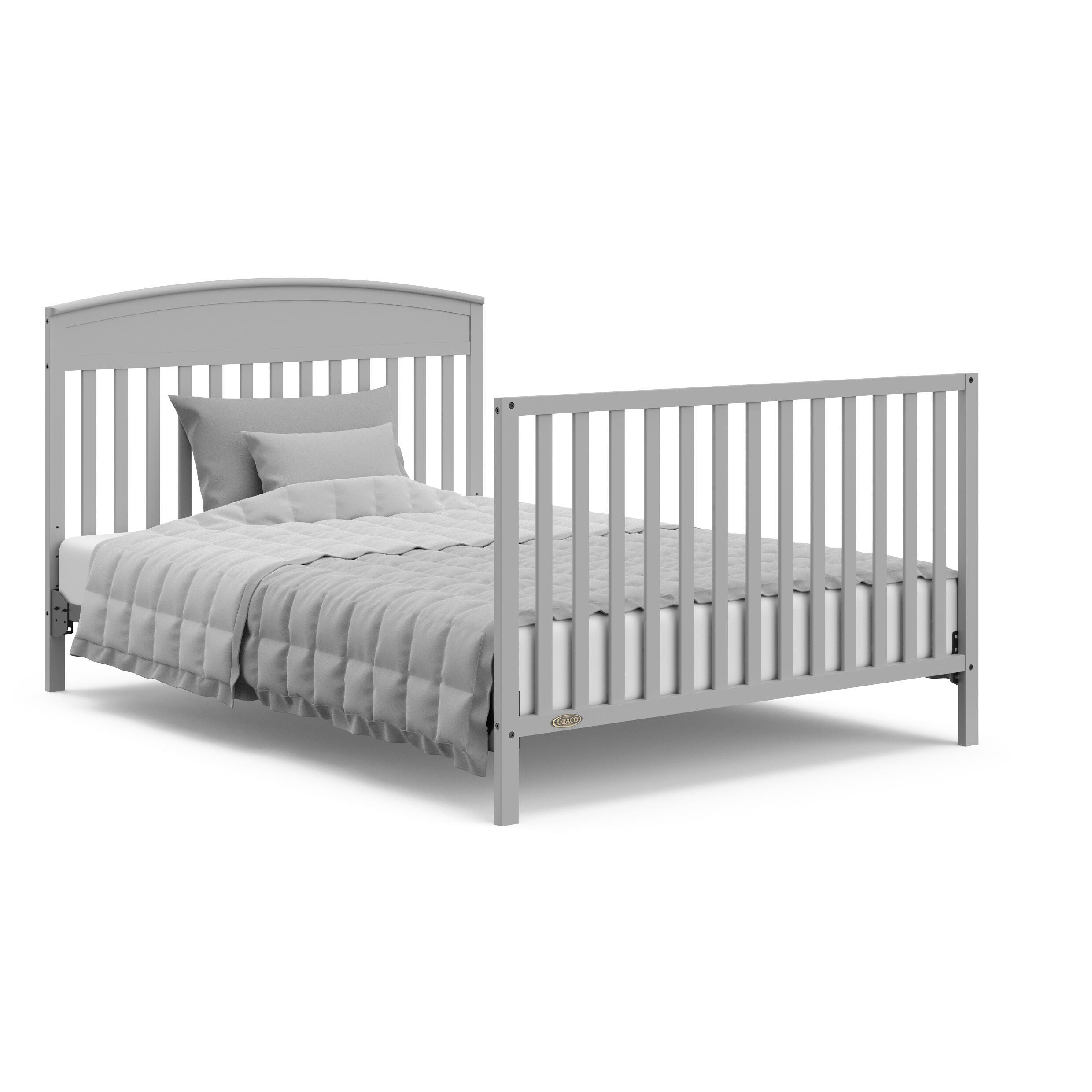 Graco Benton 5-in-1 Convertible Crib, Pebble Gray, large