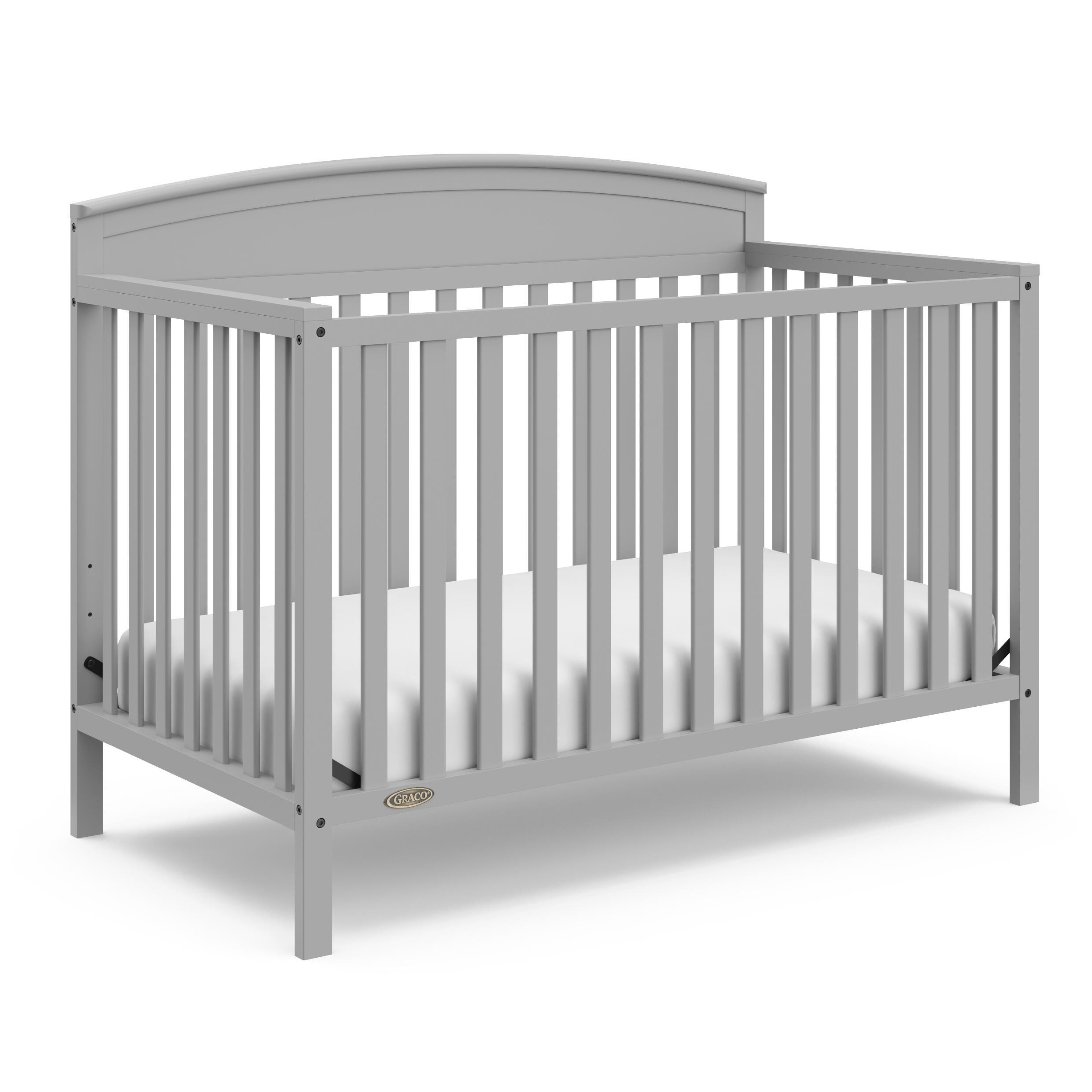 Graco Benton 5-in-1 Convertible Crib, Pebble Gray, large