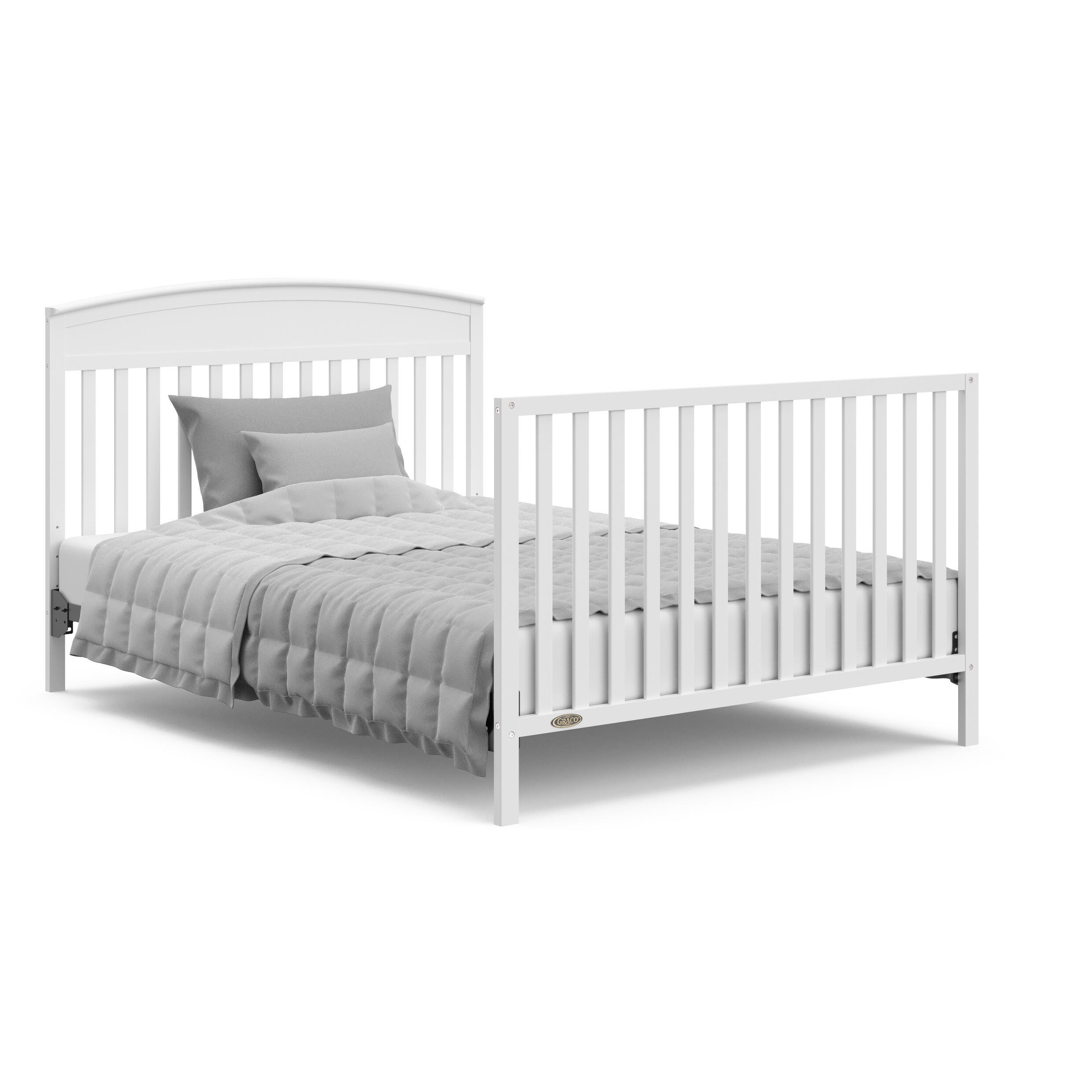 Graco Benton 5-in-1 Convertible Crib, White, large