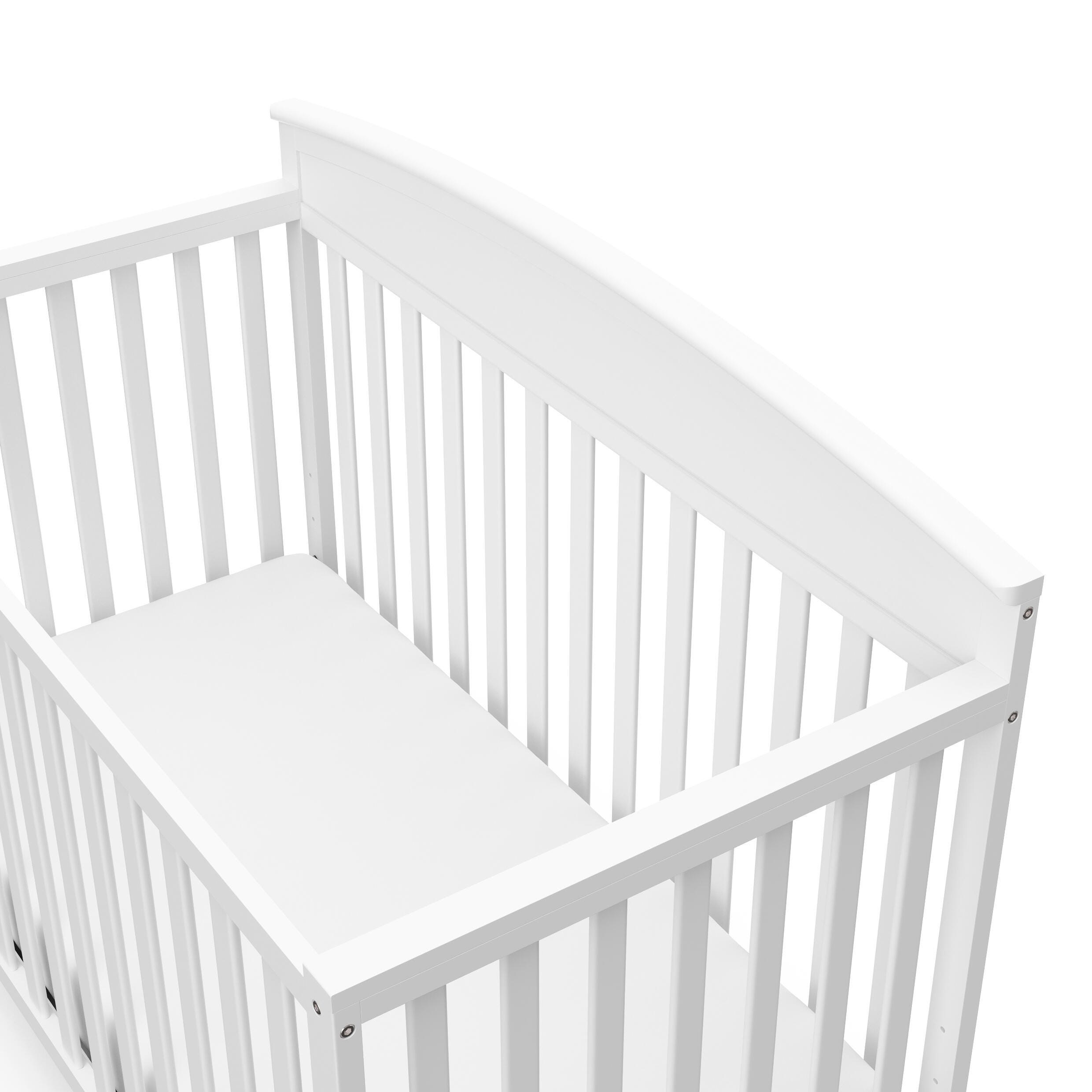 Graco Benton 5-in-1 Convertible Crib, White, large