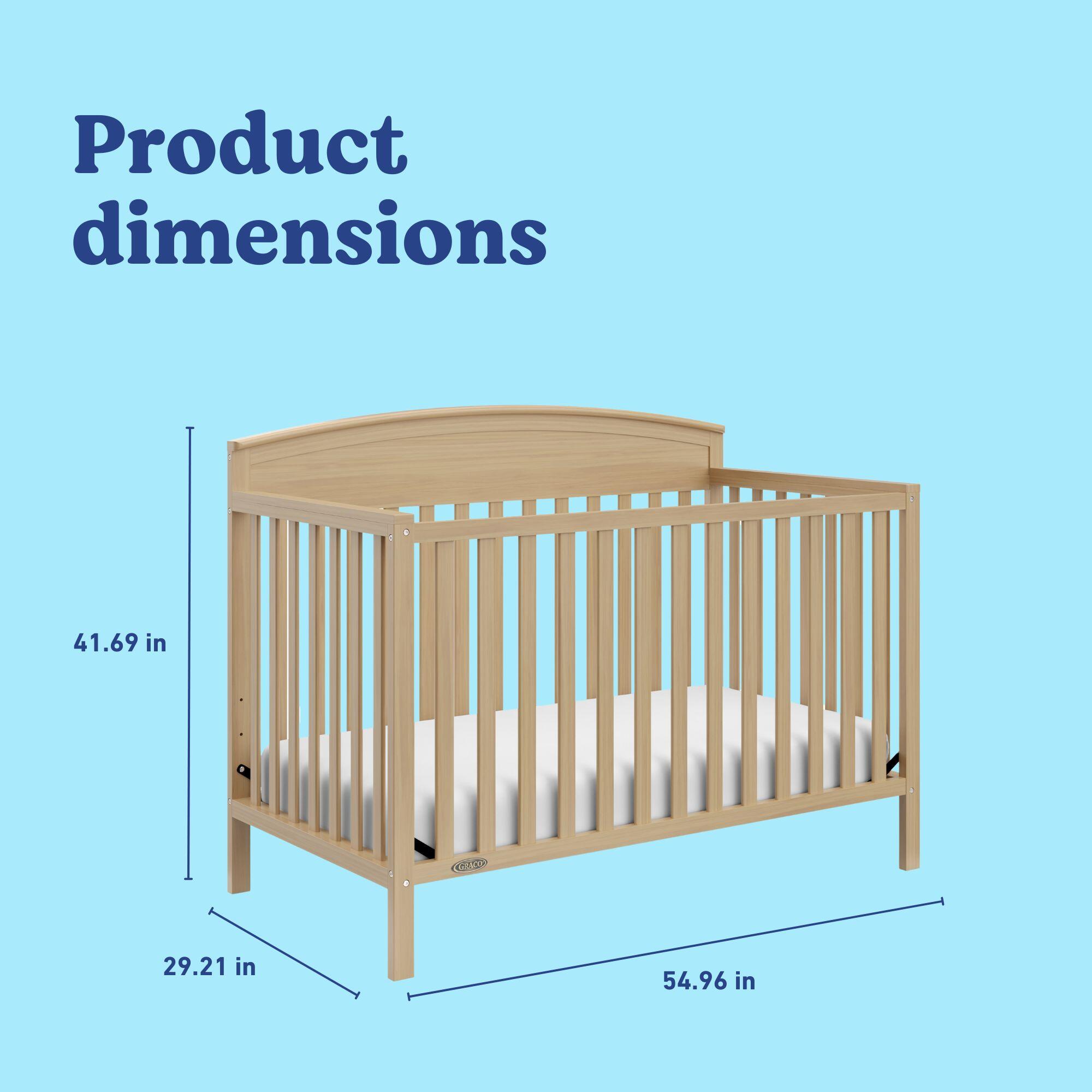 Graco Benton 5-in-1 Convertible Crib, Driftwood, large
