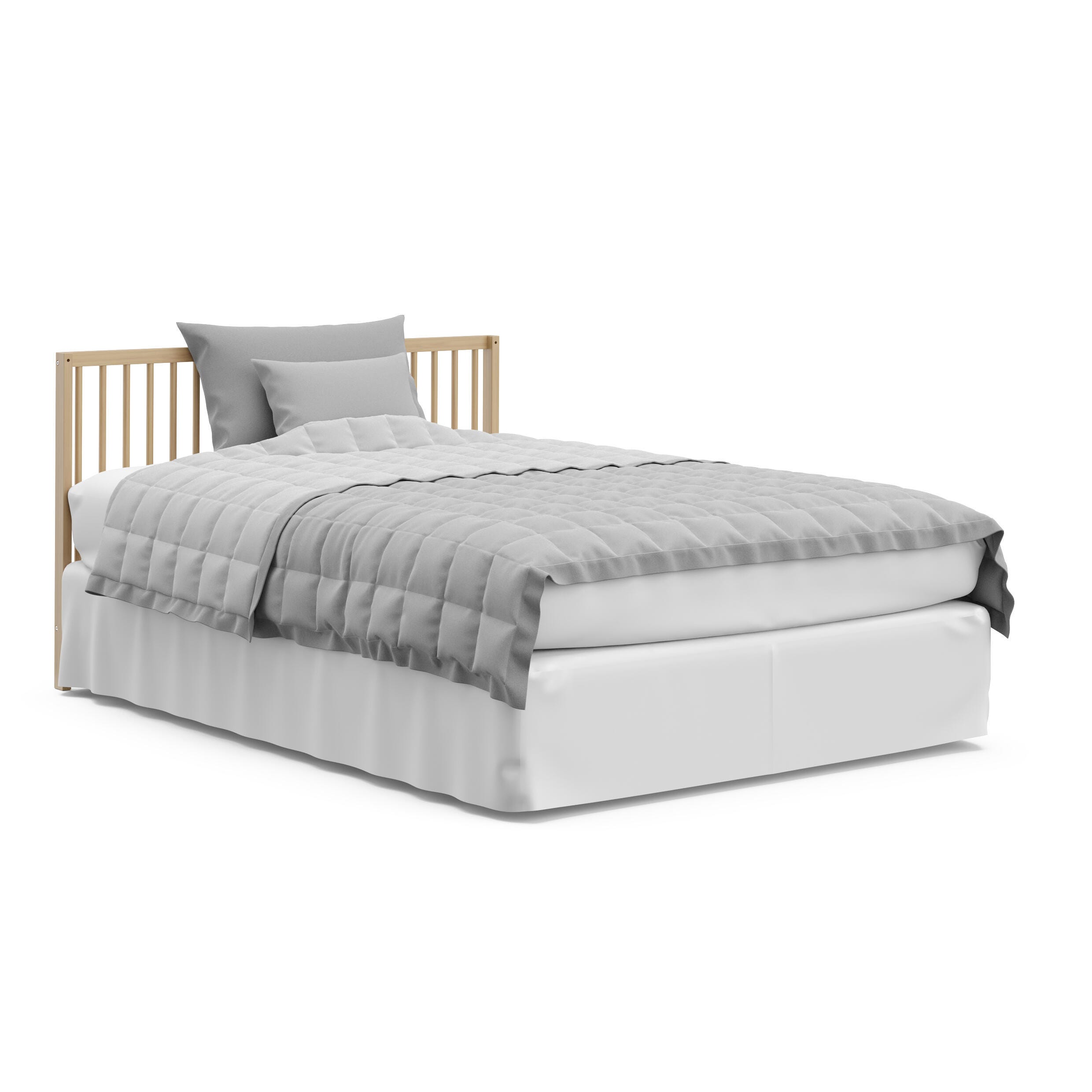 Graco Teddi 5-in-1 Convertible Crib with Drawer, Driftwood, large