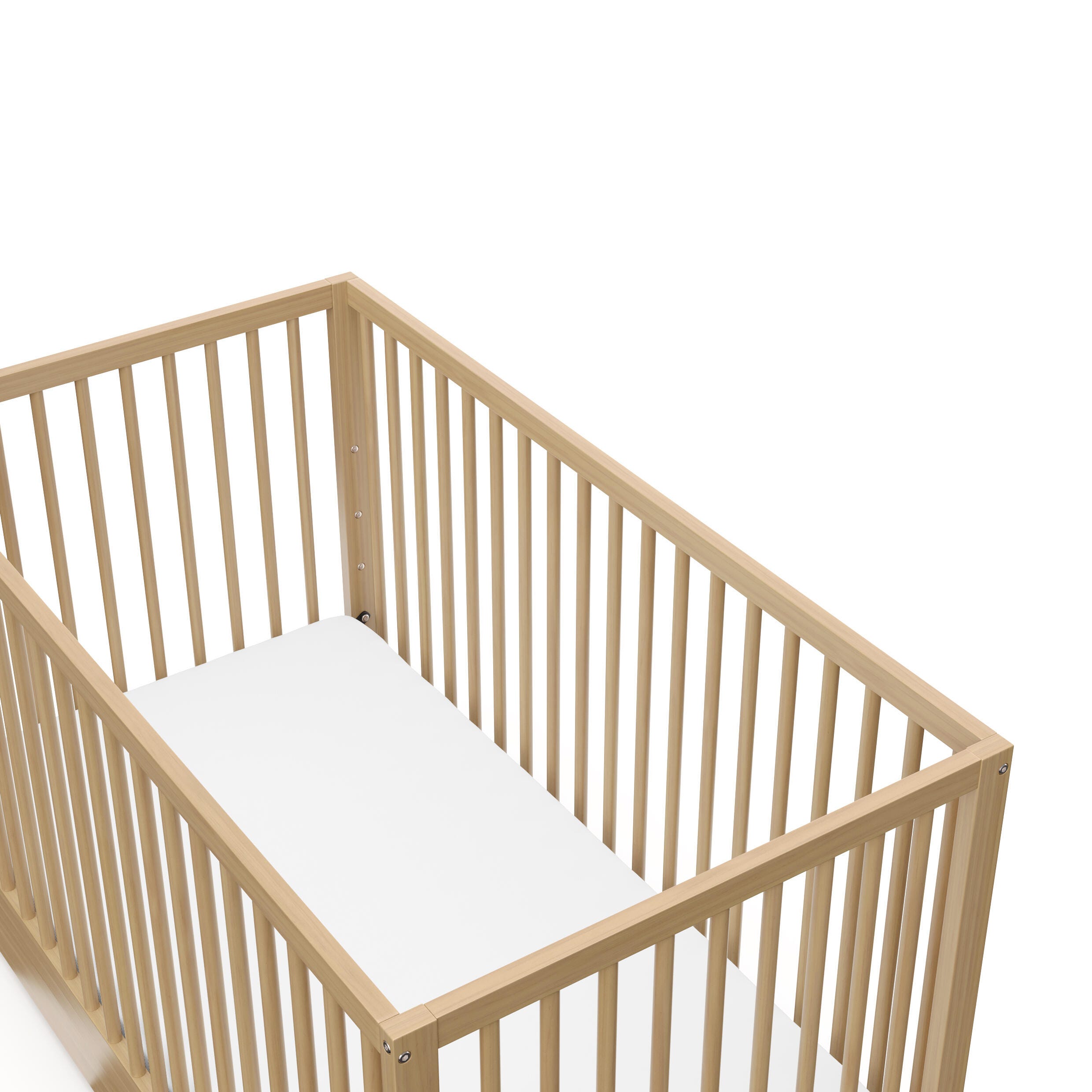 Graco Teddi 5-in-1 Convertible Crib with Drawer, Driftwood, large