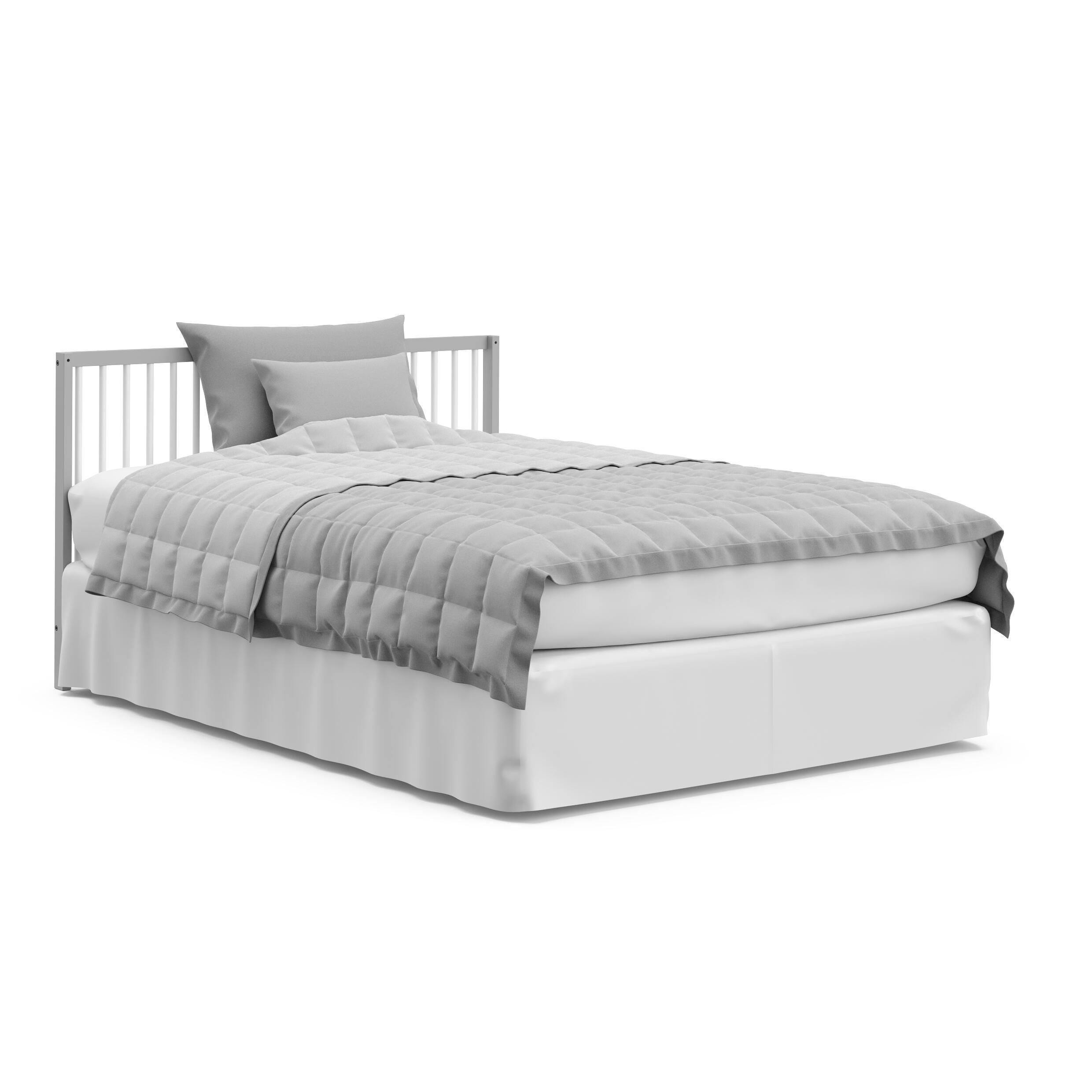 Graco Teddi 5-in-1 Convertible Crib with Drawer, Pebble Gray, large