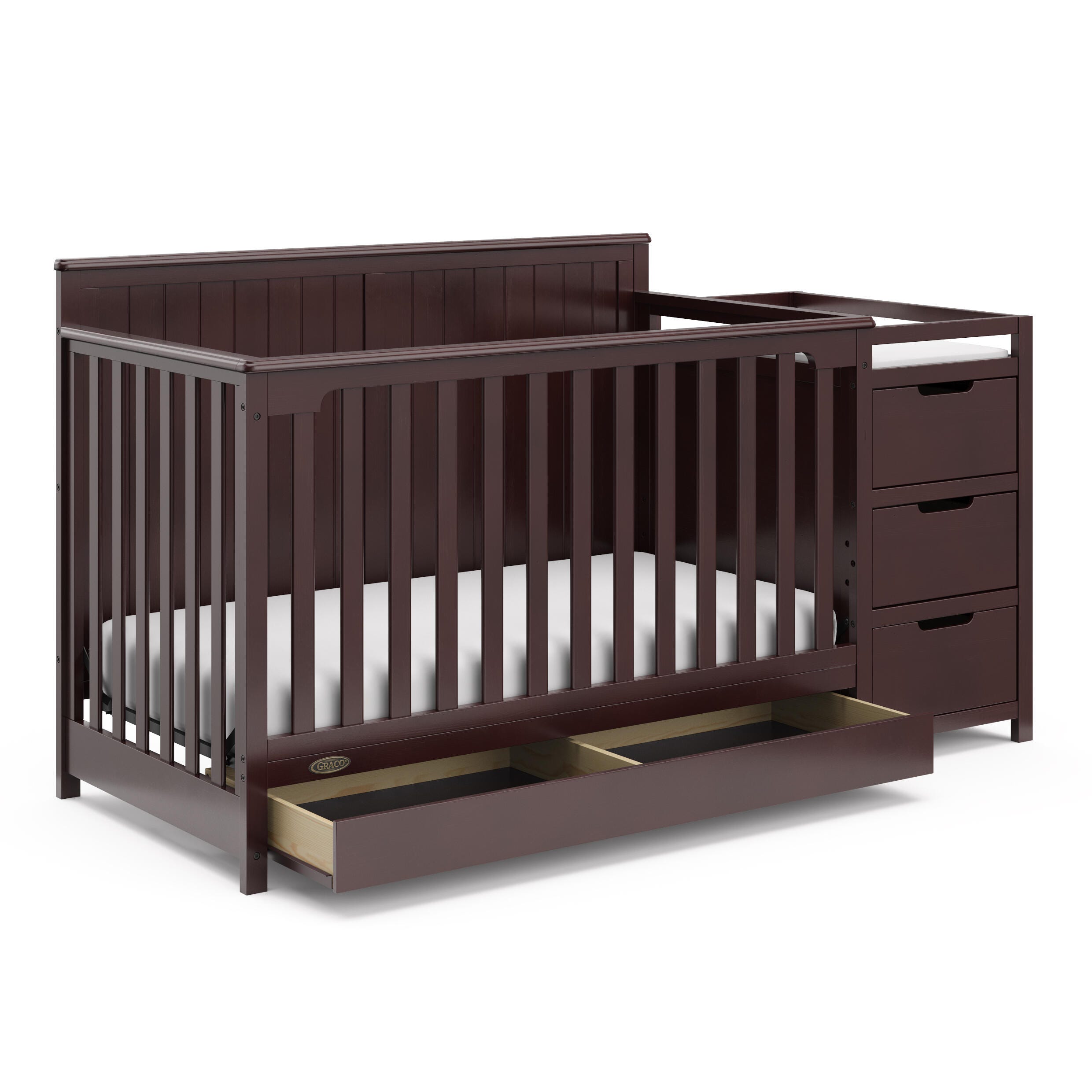 Graco Hadley 5-in-1 Convertible Crib and Changer