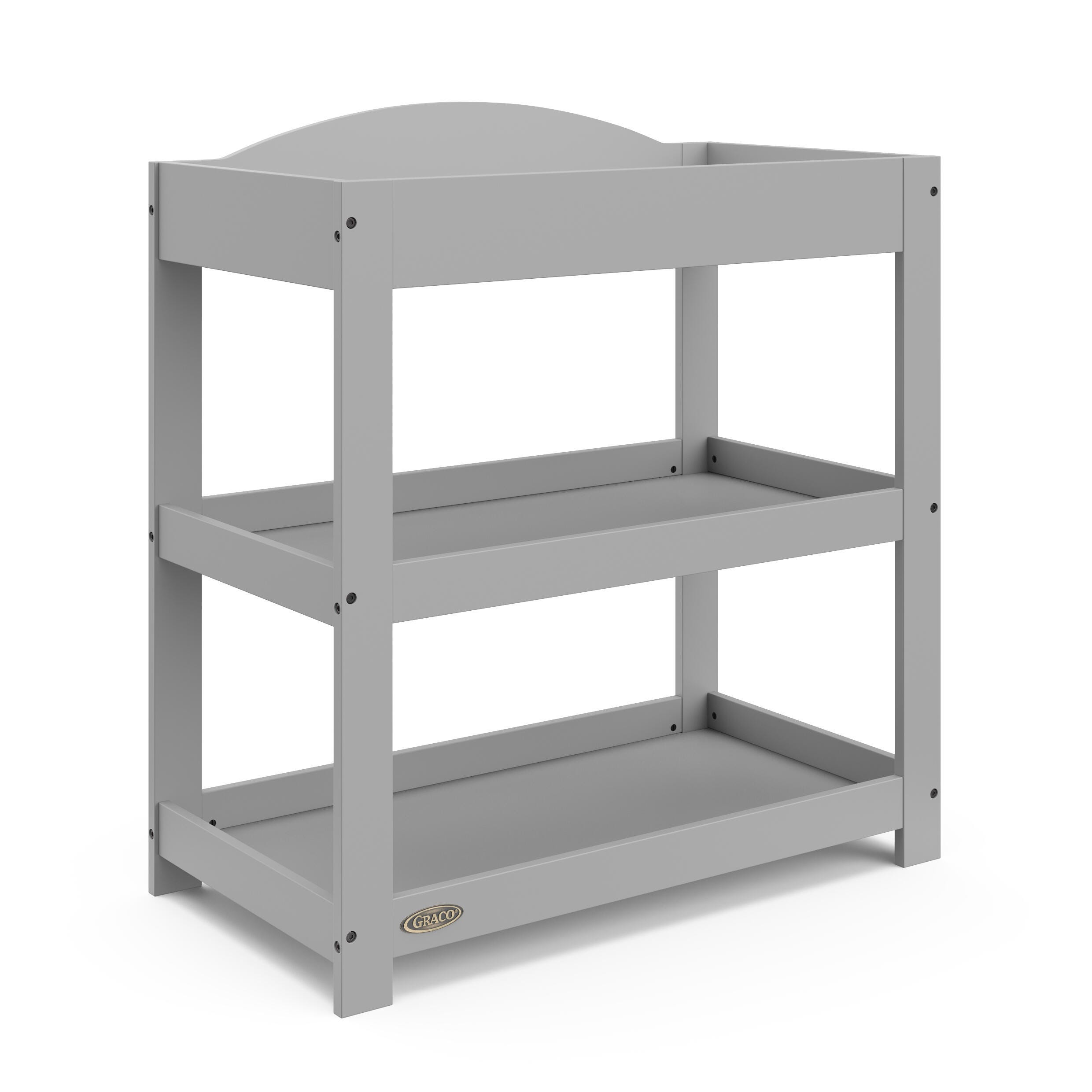 Graco Customizable Changing Table, Pebble Gray, large