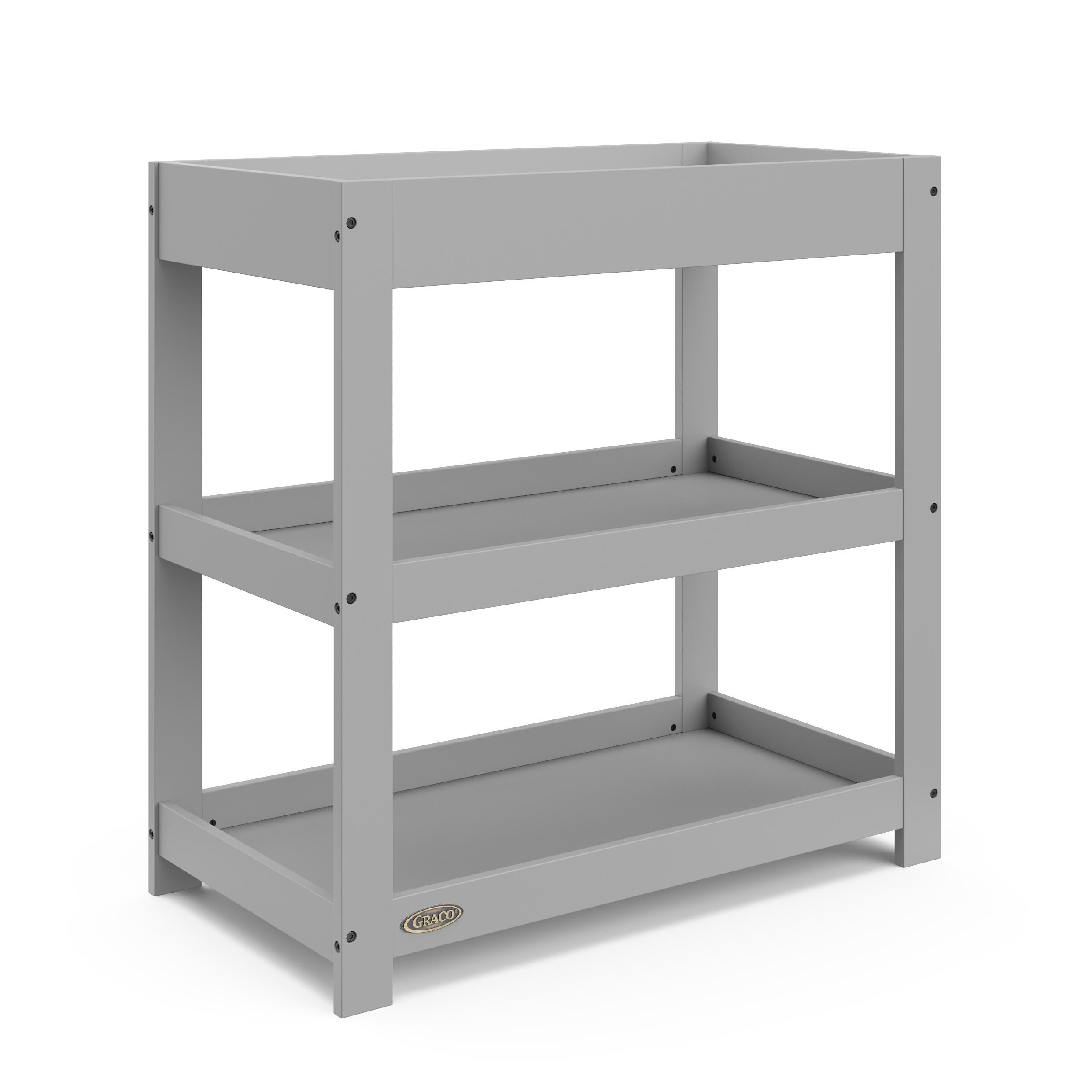Graco Customizable Changing Table, Pebble Gray, large