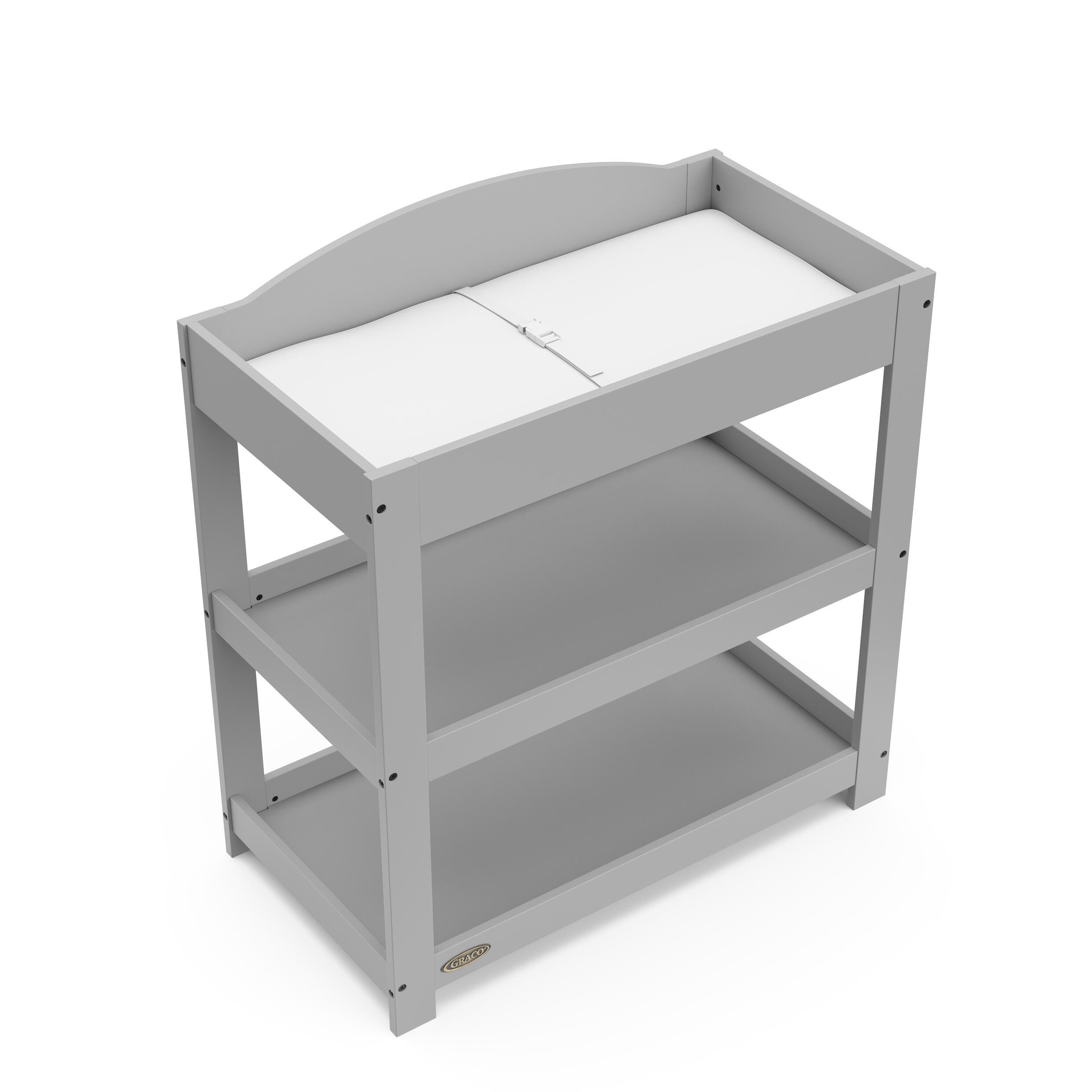 Graco Customizable Changing Table, Pebble Gray, large