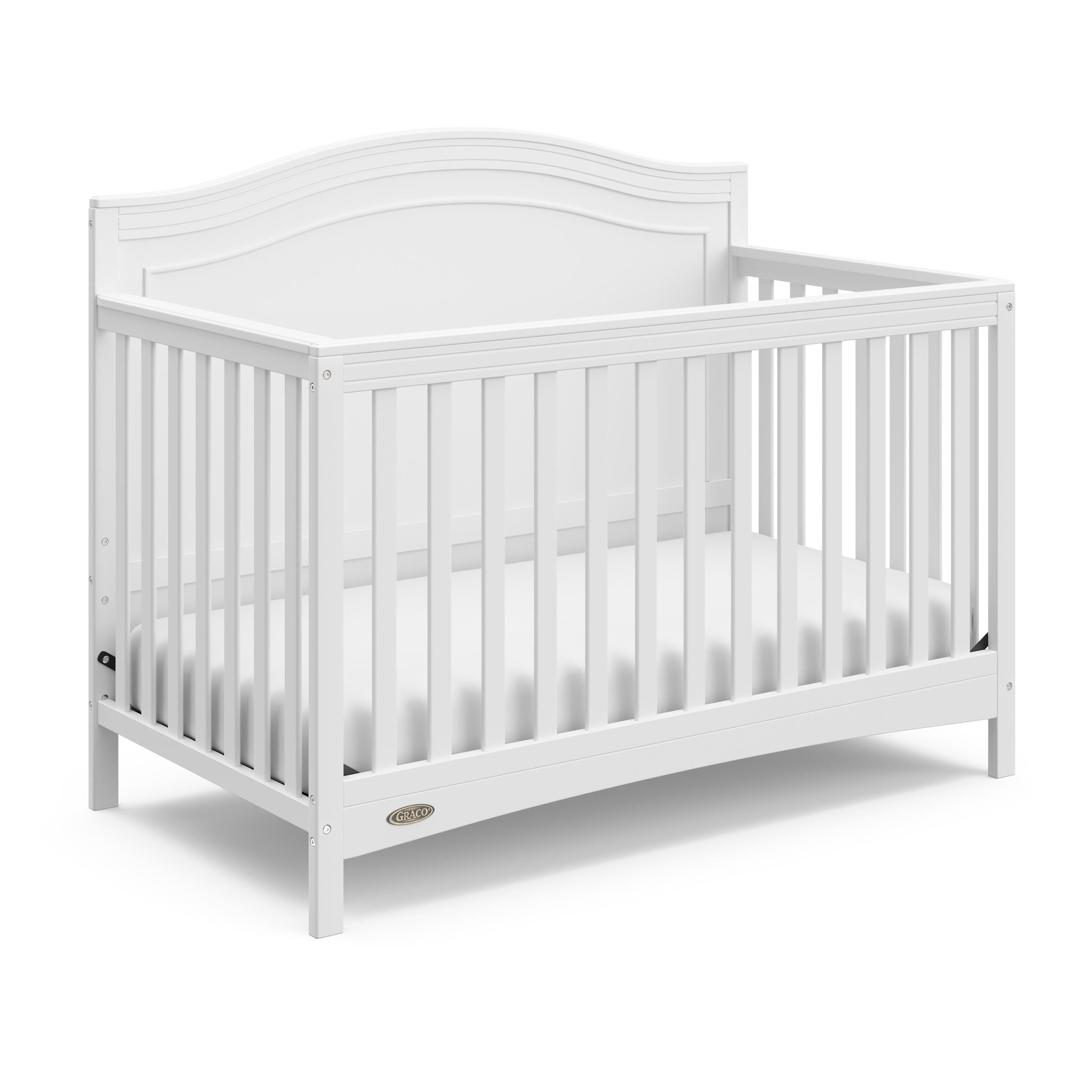 Graco Paris 4-in-1 Convertible Crib, White, large