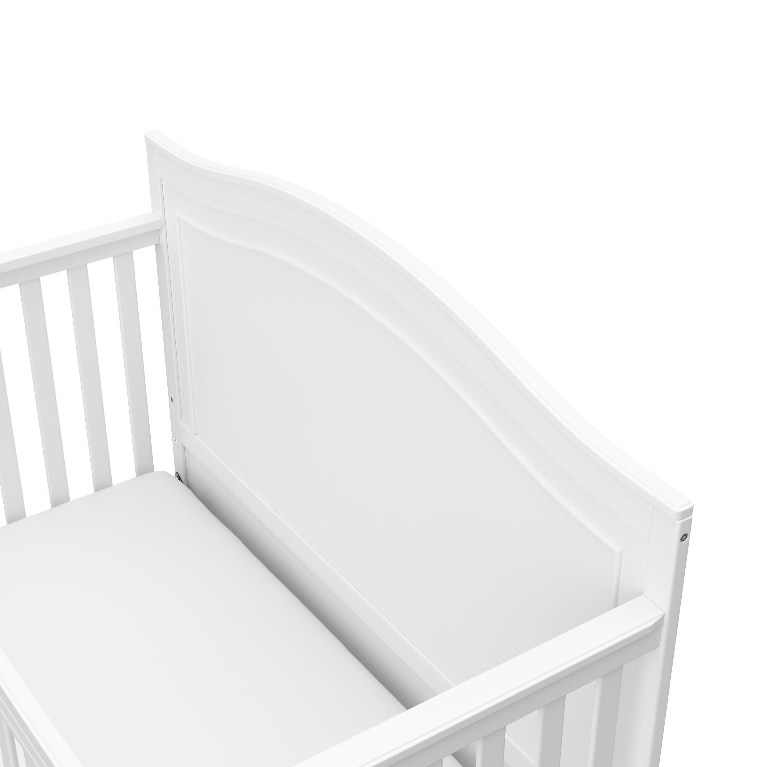 Graco Paris 4-in-1 Convertible Crib, White, large