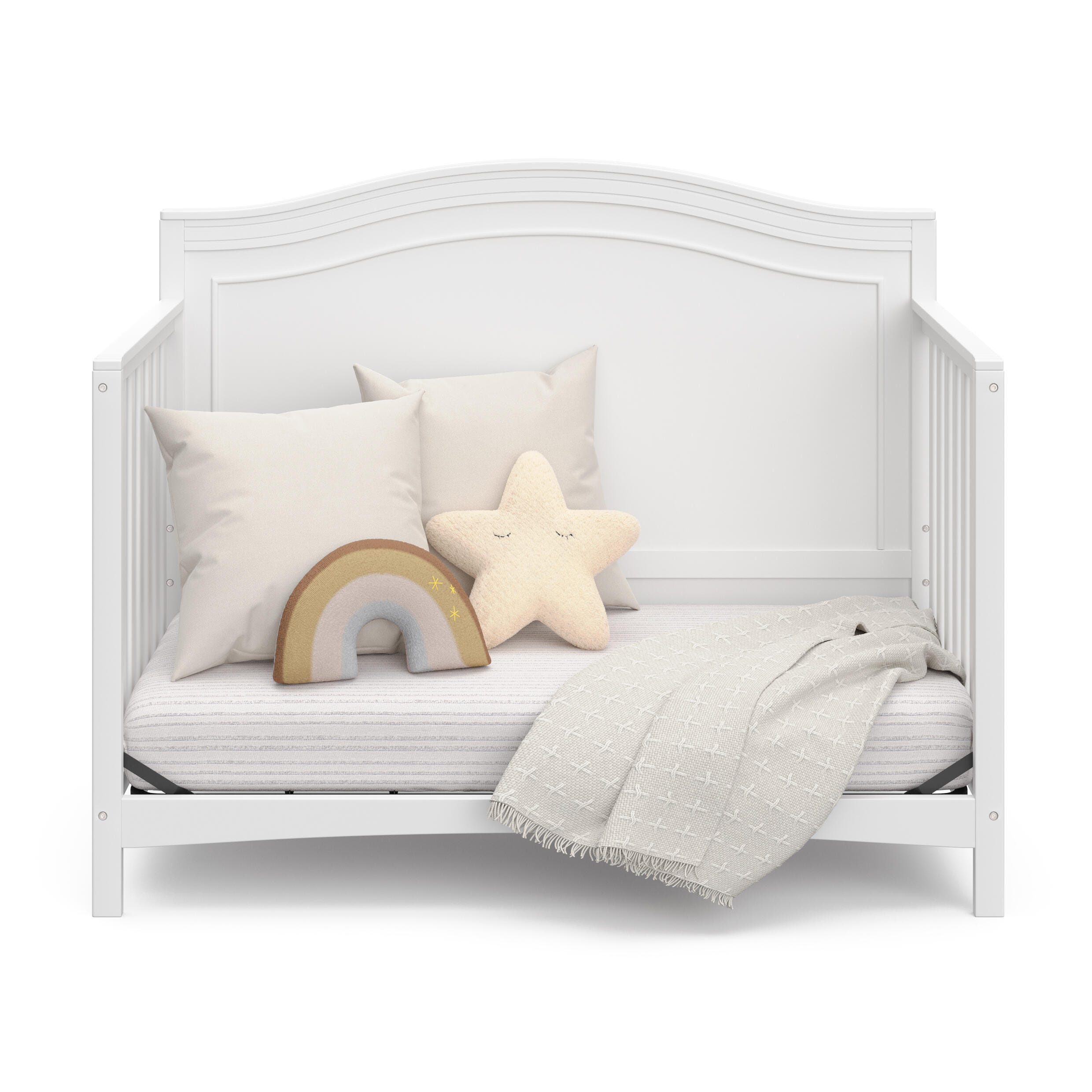 Graco Paris 4-in-1 Convertible Crib, White, large