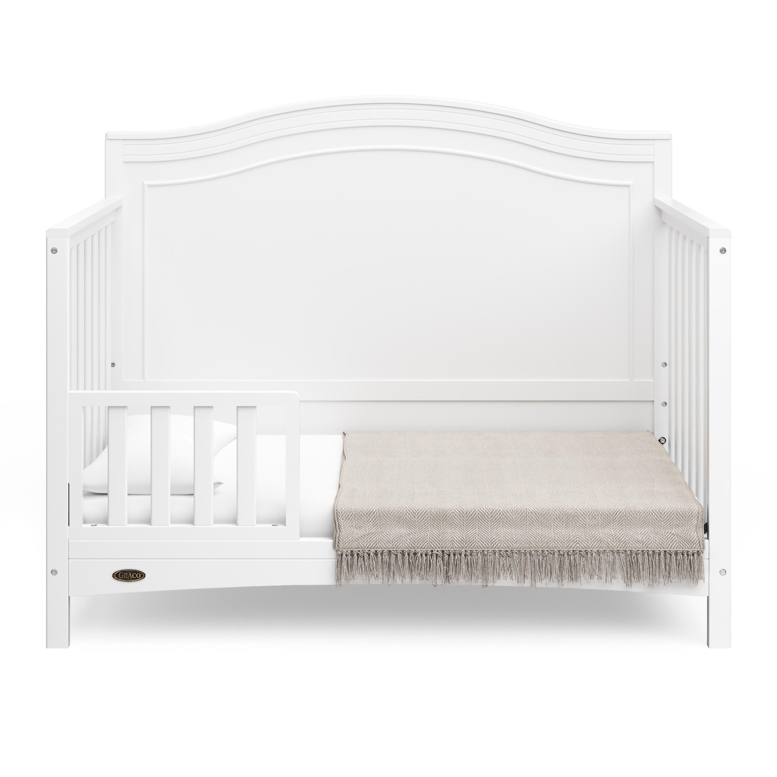 Graco Paris 4-in-1 Convertible Crib, White, large