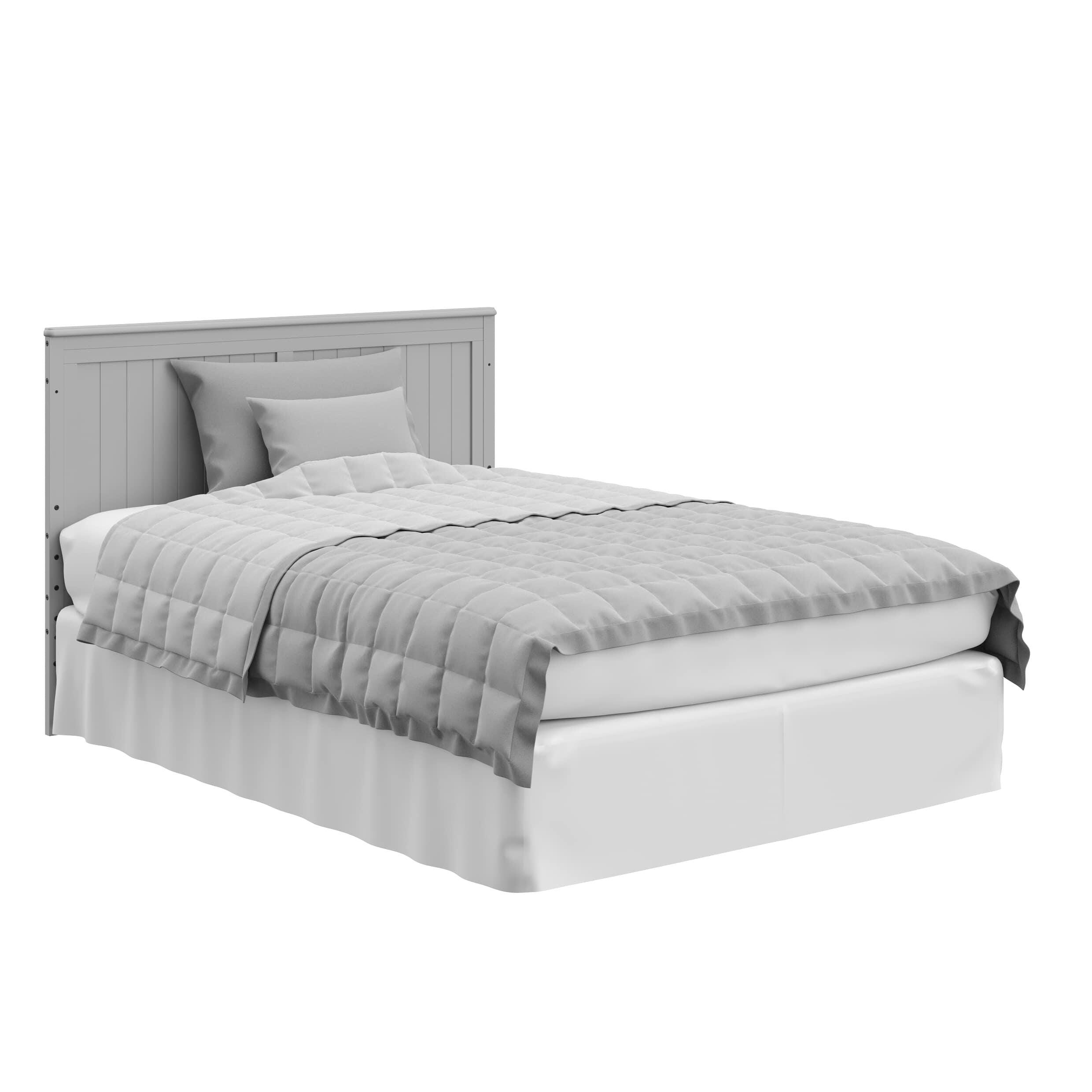Graco Hadley 5-in-1 Convertible Crib and Changer, Pebble Gray, large