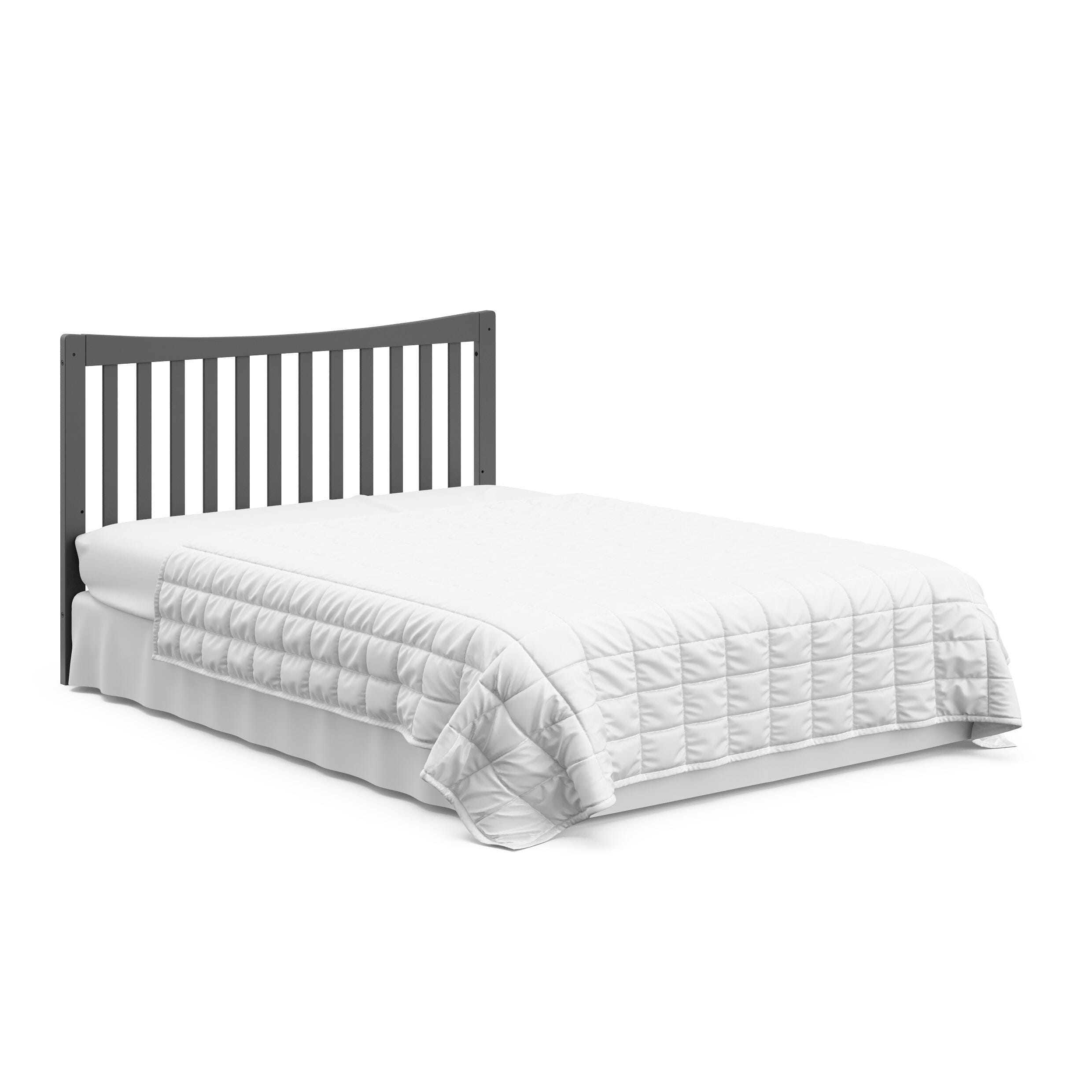 Graco Remi 4-in-1 Convertible Crib and Changer, Gray, large