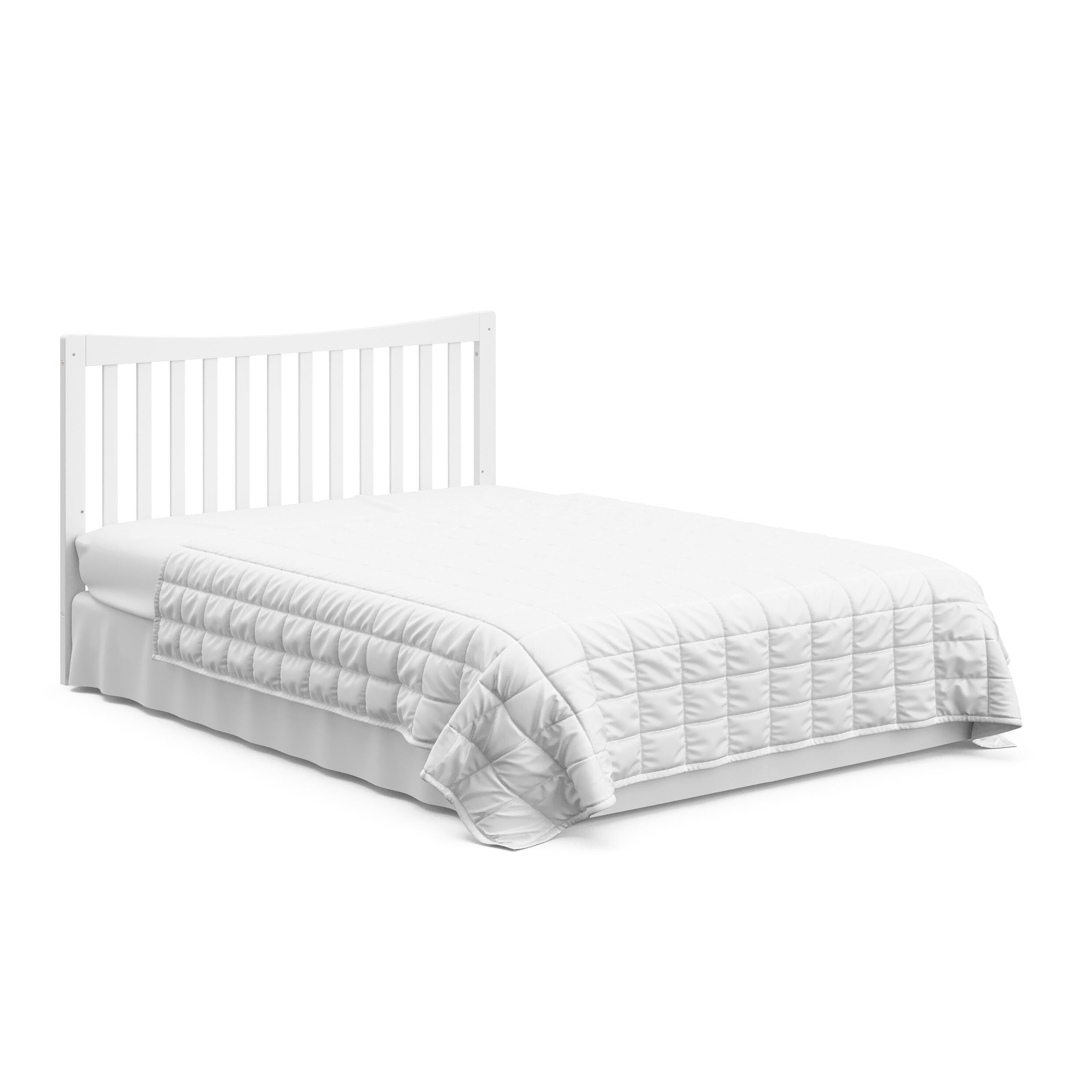 Graco Remi 4-in-1 Convertible Crib and Changer, White, large