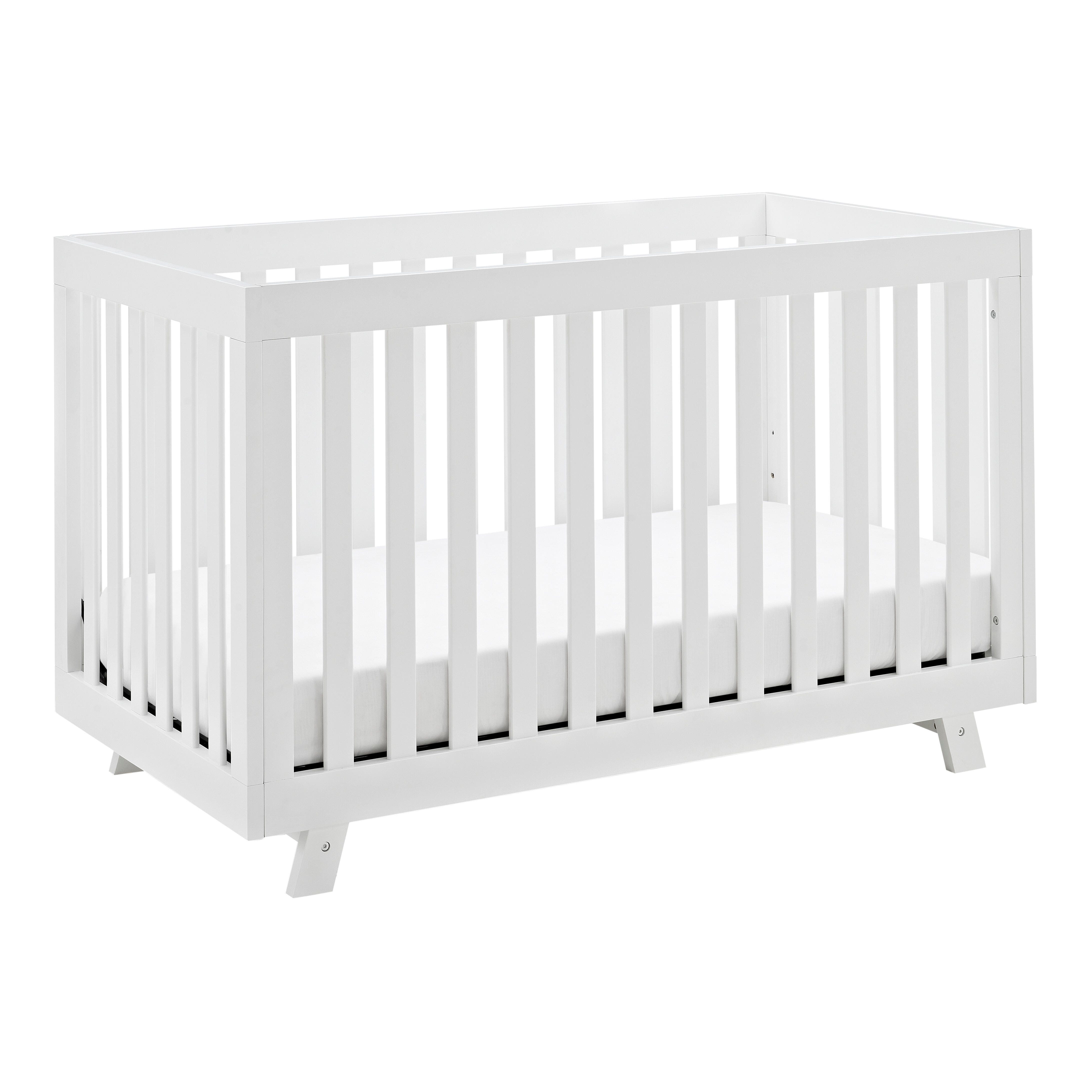 Storkcraft Beckett 3-in-1 Convertible Crib, White, large