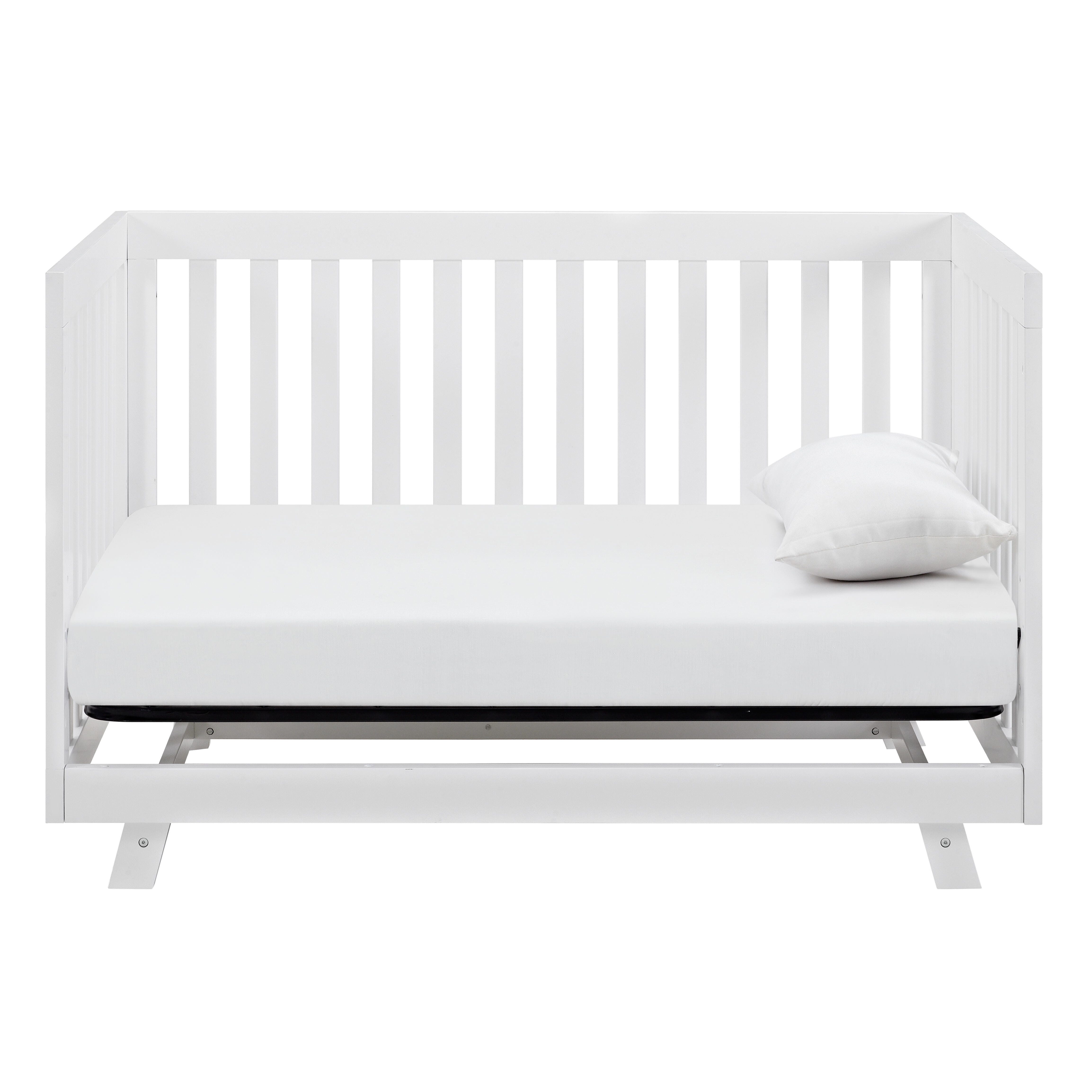 Storkcraft Beckett 3-in-1 Convertible Crib, White, large