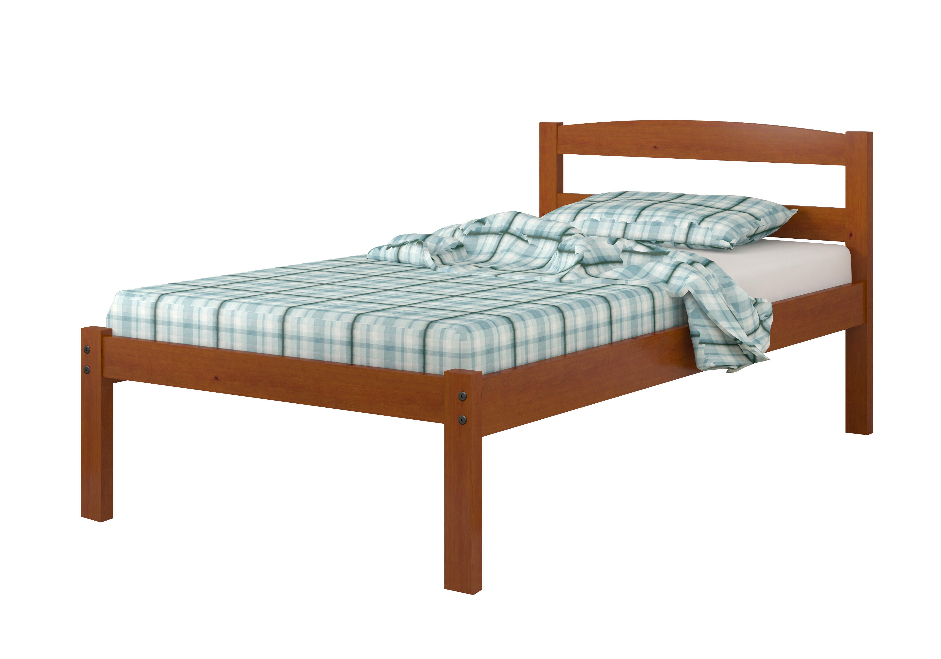Donco Kids Econo Scandinavian Twin Bed, Espresso, large