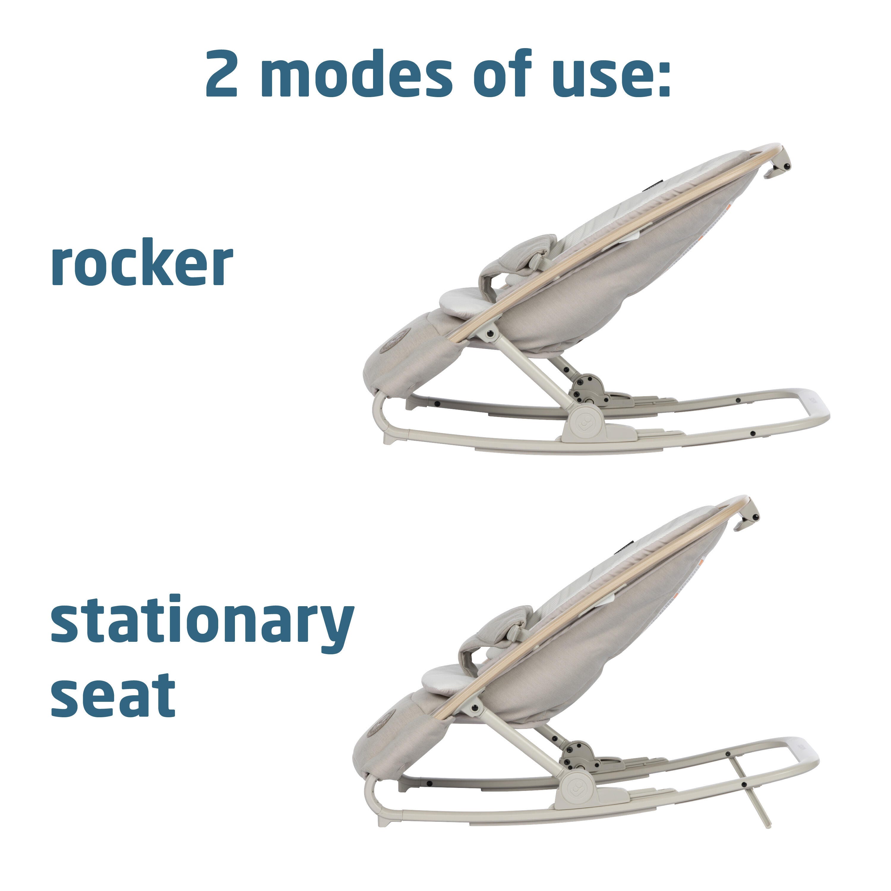Maxi-Cosi Kori 2-in-1 Lightweight Rocker, Tan, large
