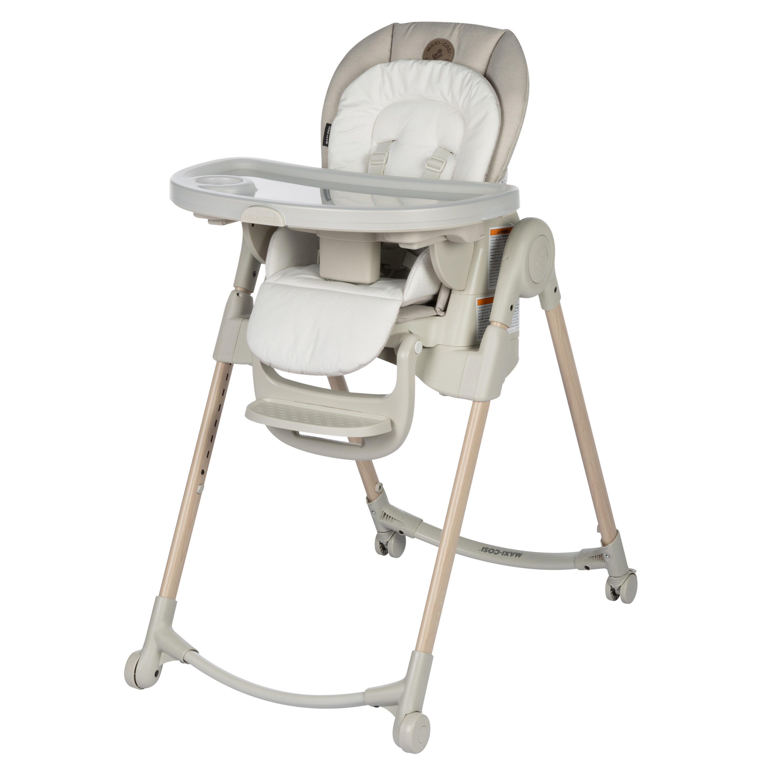 Maxi-Cosi Minla 6 in 1 Adjustable High Chair, Classic Oat, large