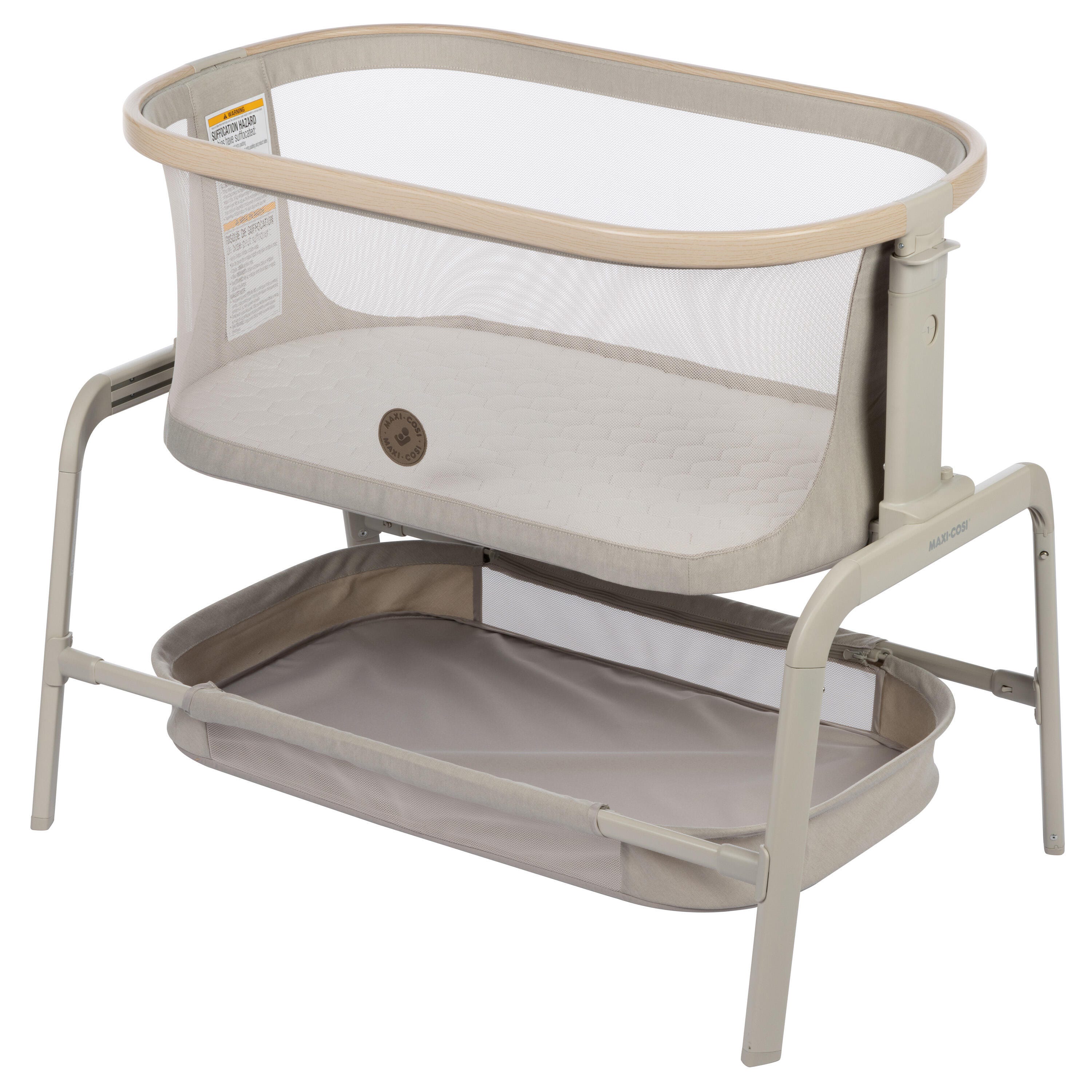 Maxi-Cosi Iora Bedside Bassinet, Tan, large