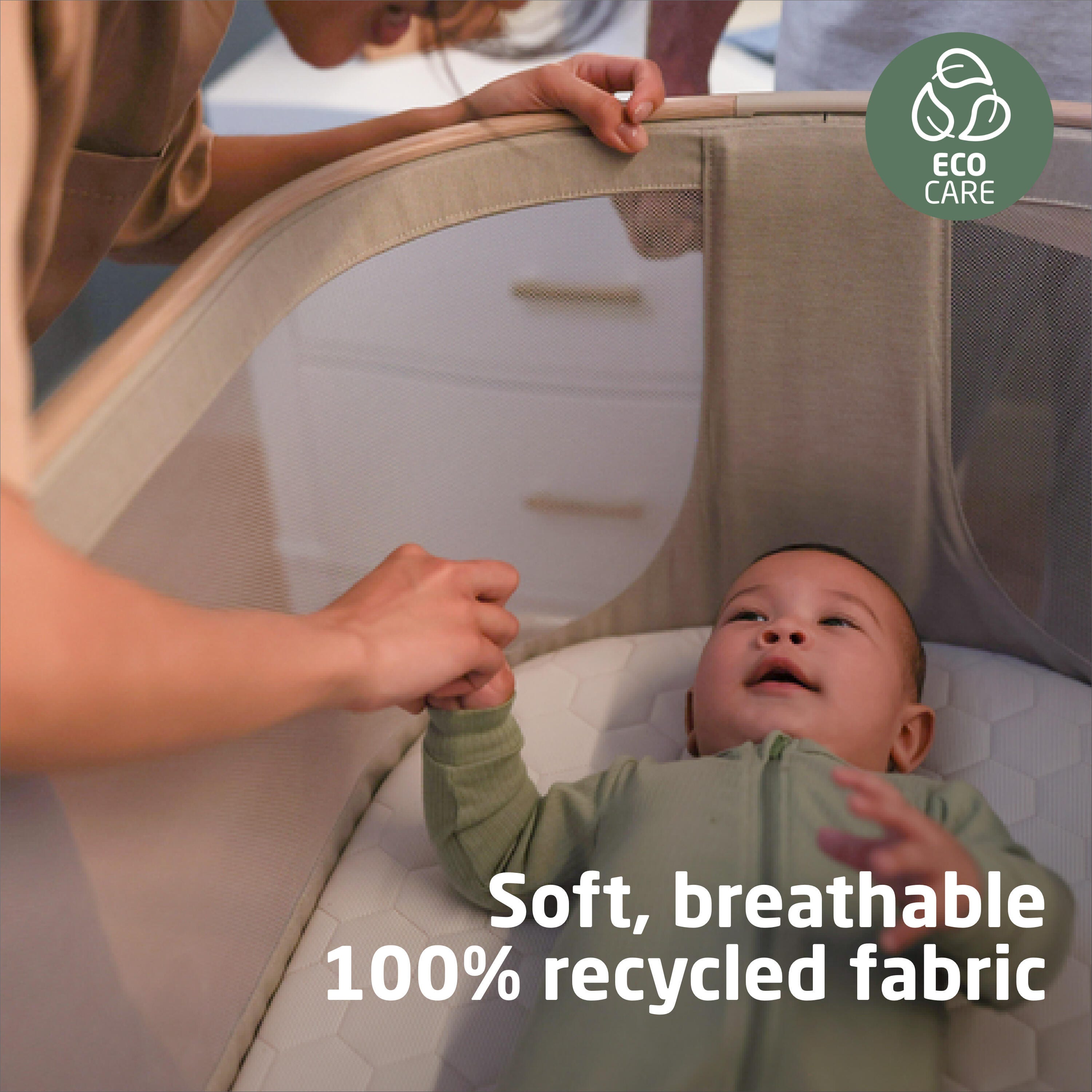 Maxi-Cosi Iora Bedside Bassinet, Tan, large