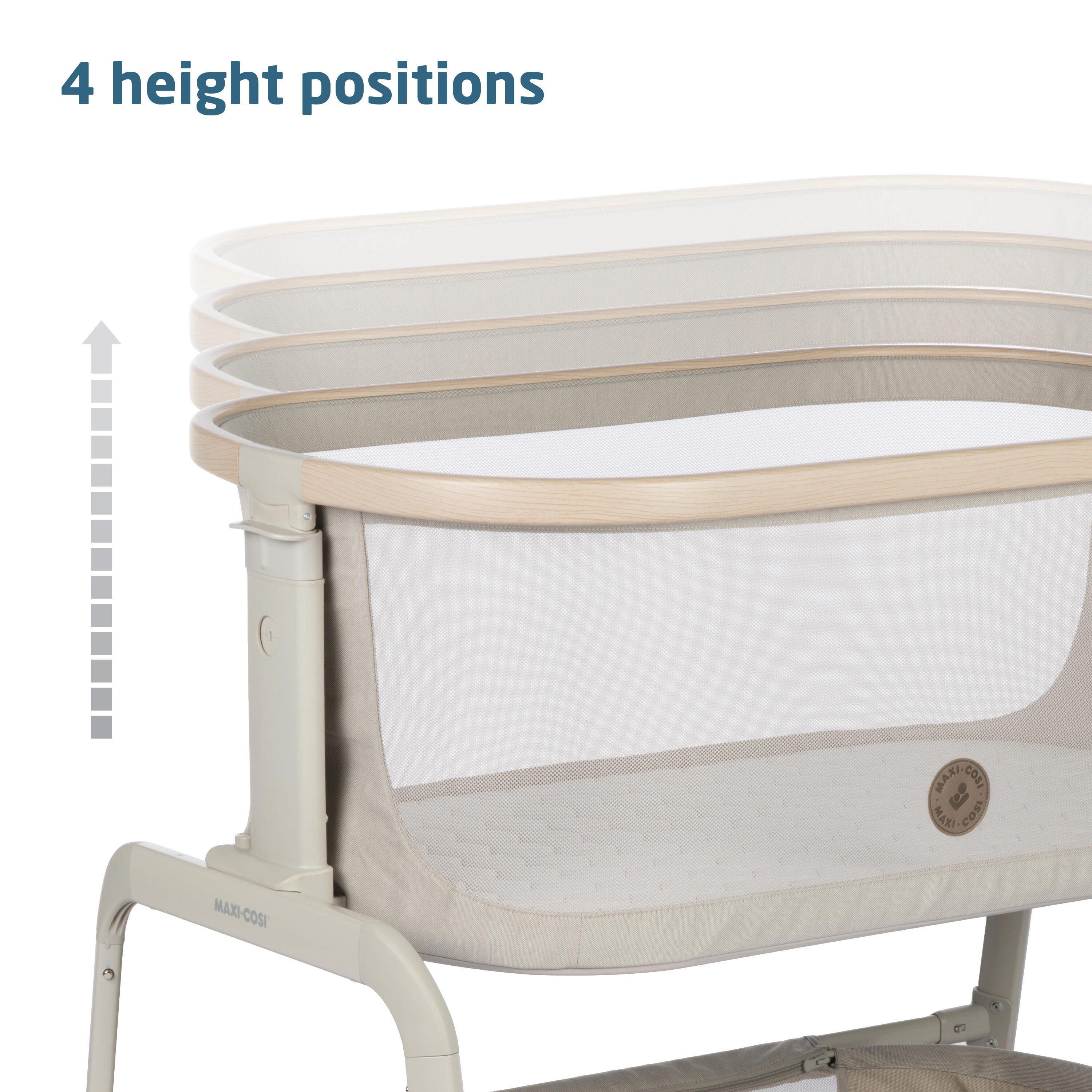 Maxi-Cosi Iora Bedside Bassinet, Tan, large