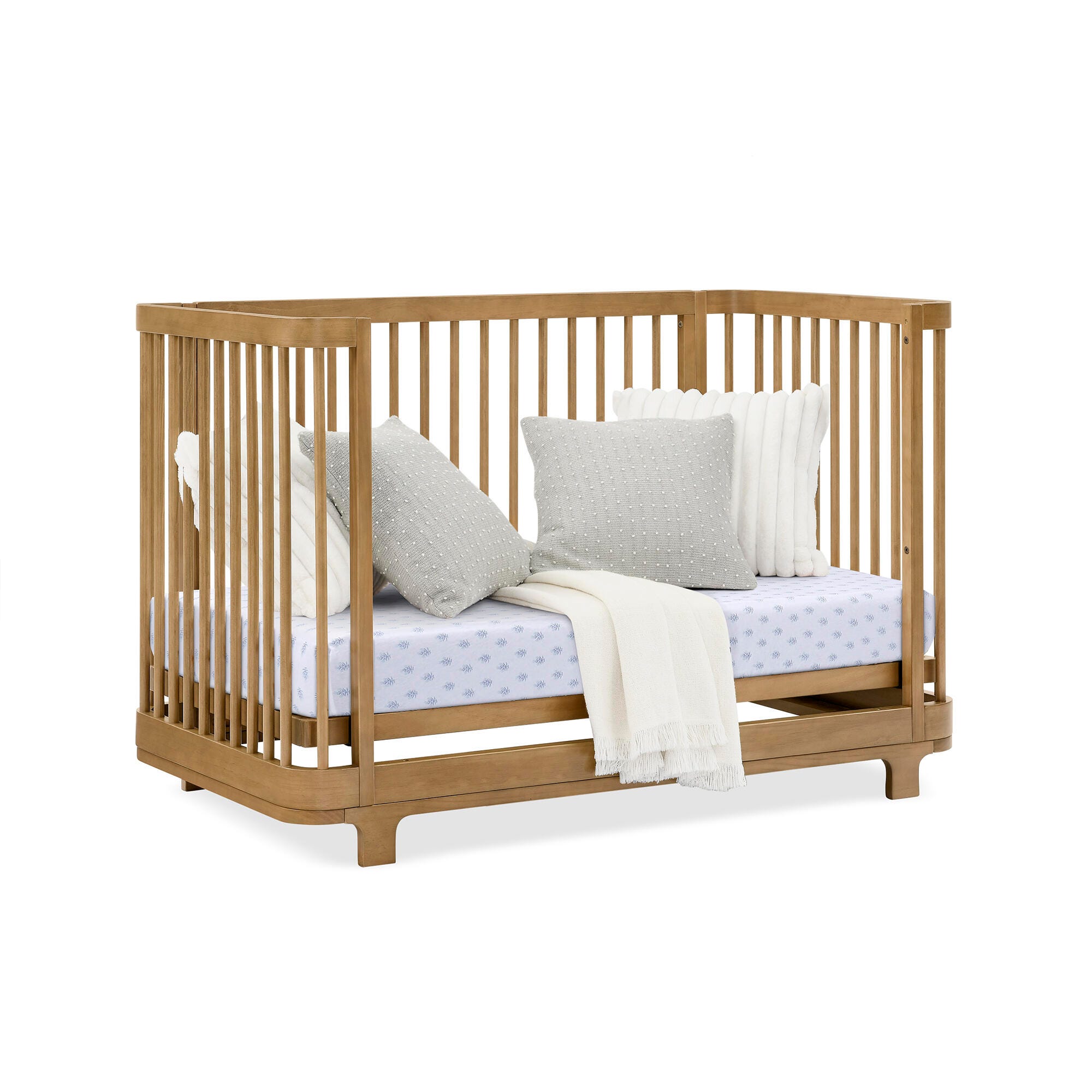Delta Children Nest 4-in-1 Convertible Crib, Acorn, large