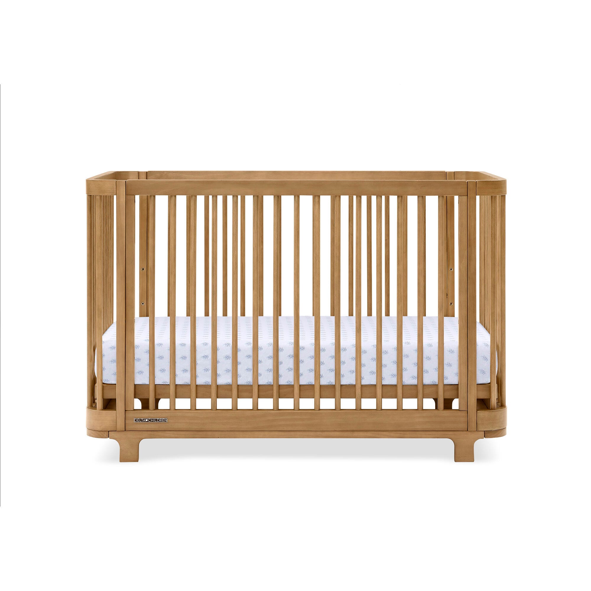 Delta Children Nest 4-in-1 Convertible Crib, Acorn, large