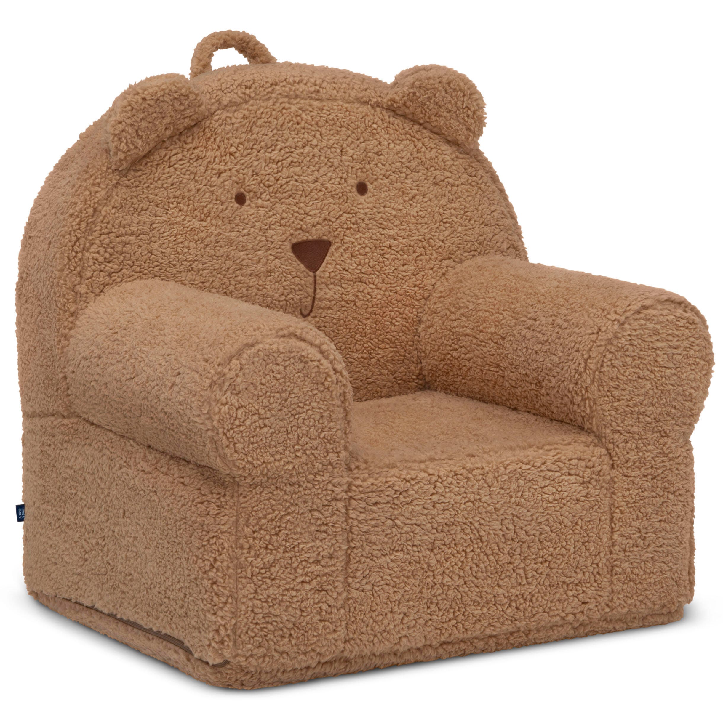 babyGap by Delta Children Sherpa Bear Chair, Tan, large